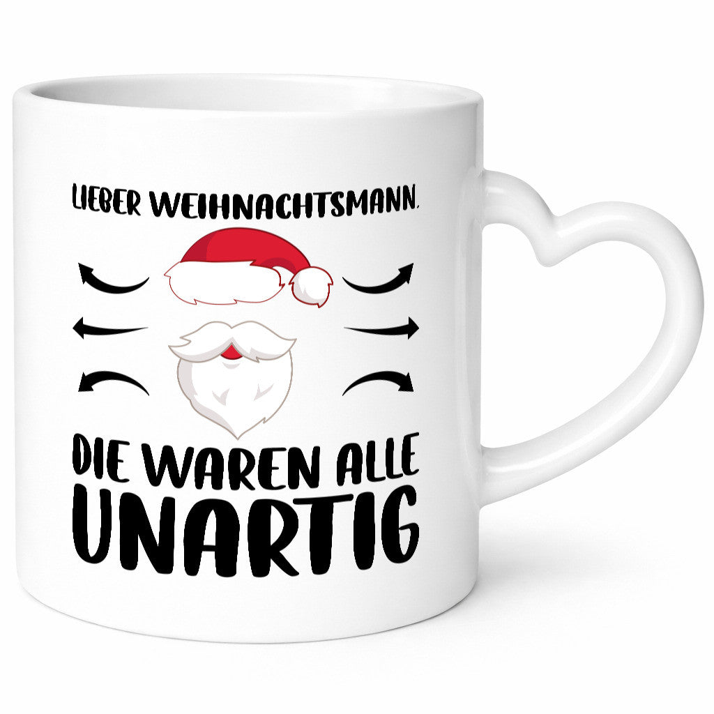 Lieber weihnachtsman die waren alle unartig | Weihnachten Geschenk Humor