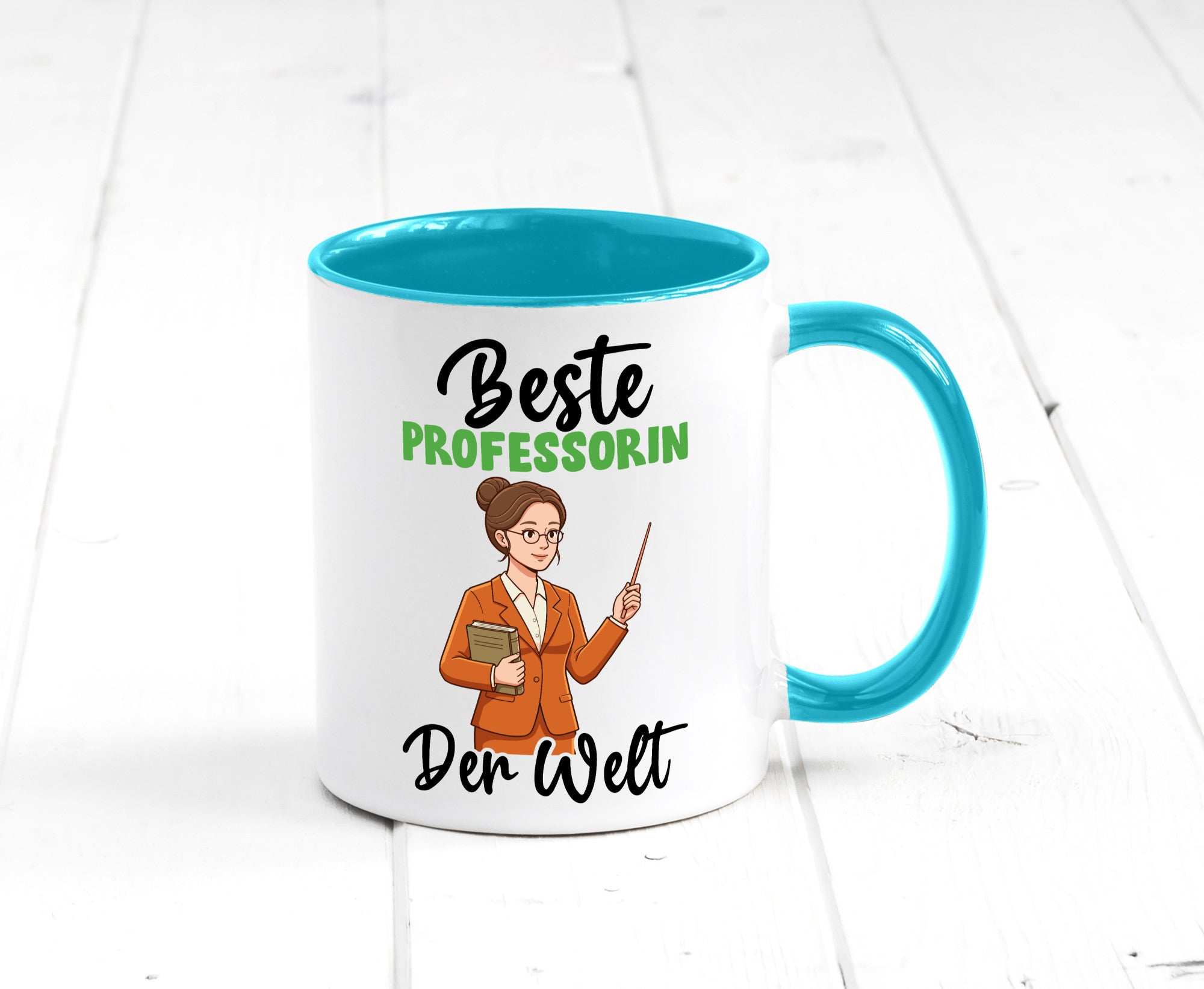 Beste Professorin | Uni Universität v2 Humor Geschenkidee Tasse