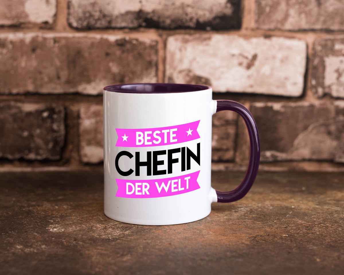 Beste Chefin | Führungskraft Vorgesetzte Humor Arbeit Kollegen Büro Tasse