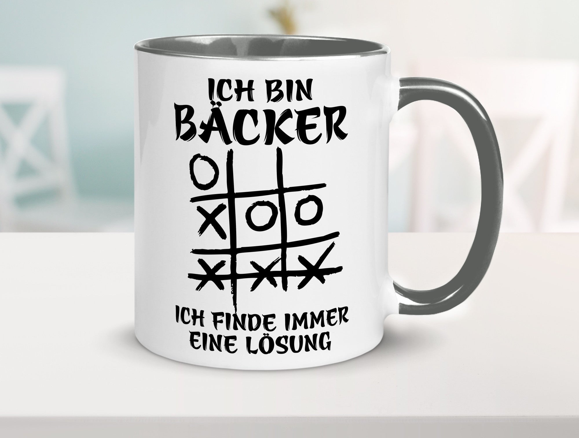 Ich bin Bäcker finde immer eine Lösung | Meister lustig Humor Geschenkidee