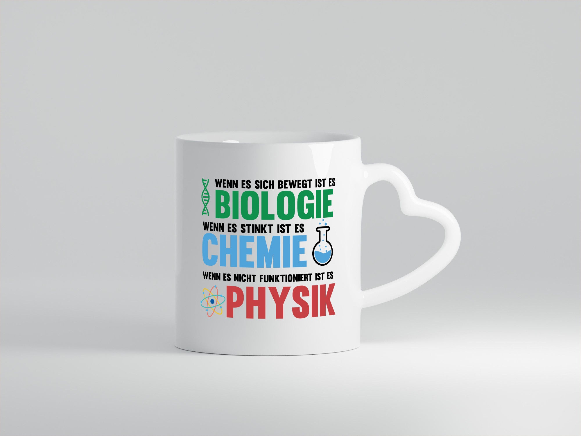 Biologie | chemie Psychik Wissebschaft Geschenkidee Humor Tasse