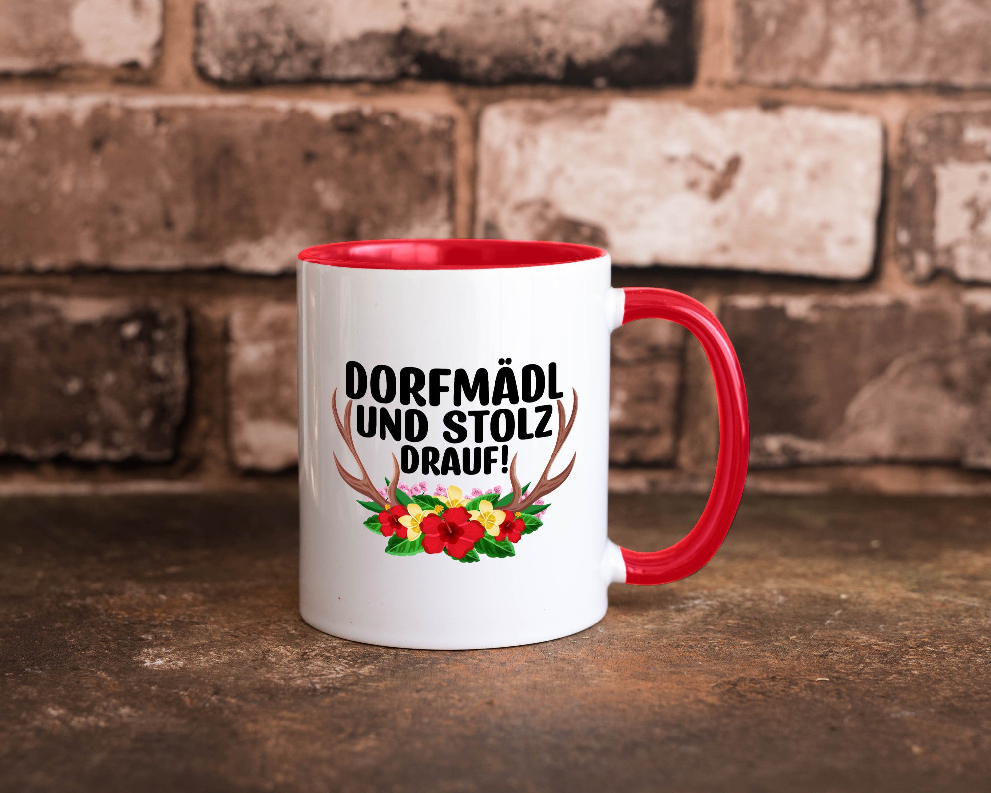 Dorfmädel und stolz drauf | Dorfkind Dorf v2 Geschenkidee Humor Tasse