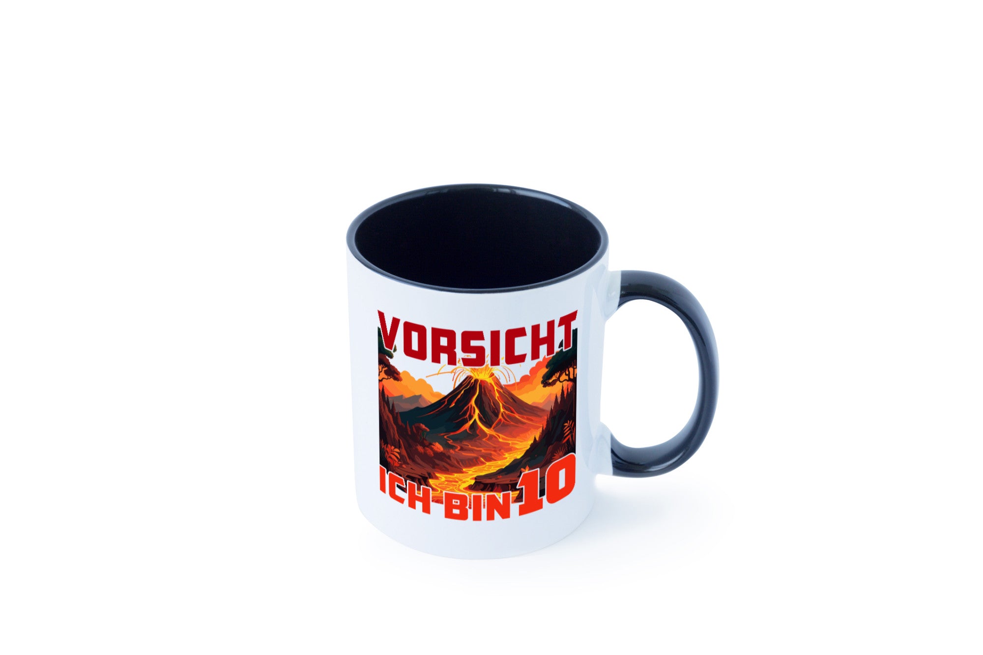 10. Geburtstag | 10 Jahre Vulkanausbruch Vulkan Humor Geschenkidee Tasse