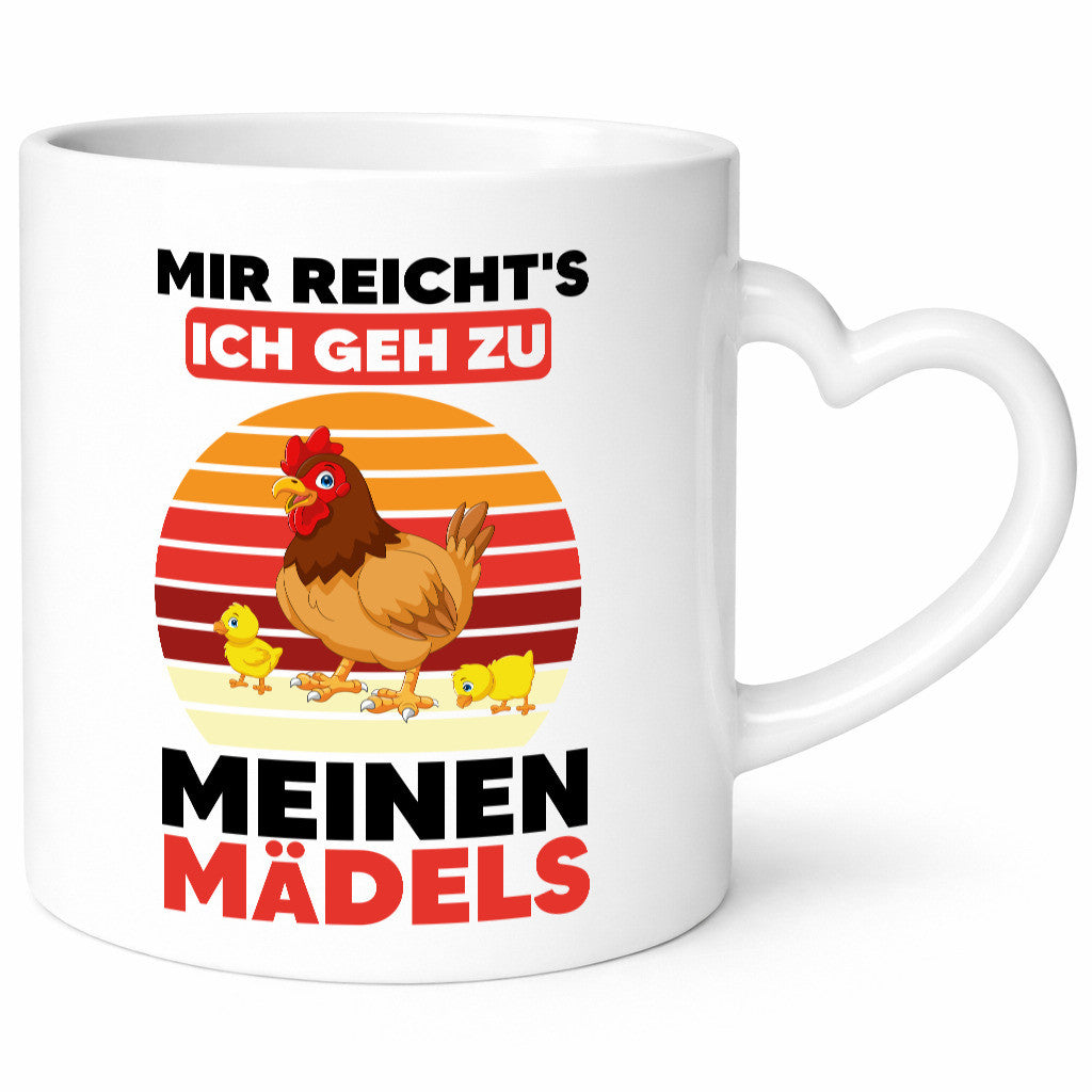 Ich geh zu meinen Mädels | Hühner Retro Vintage Landwirt Geschenk Humor