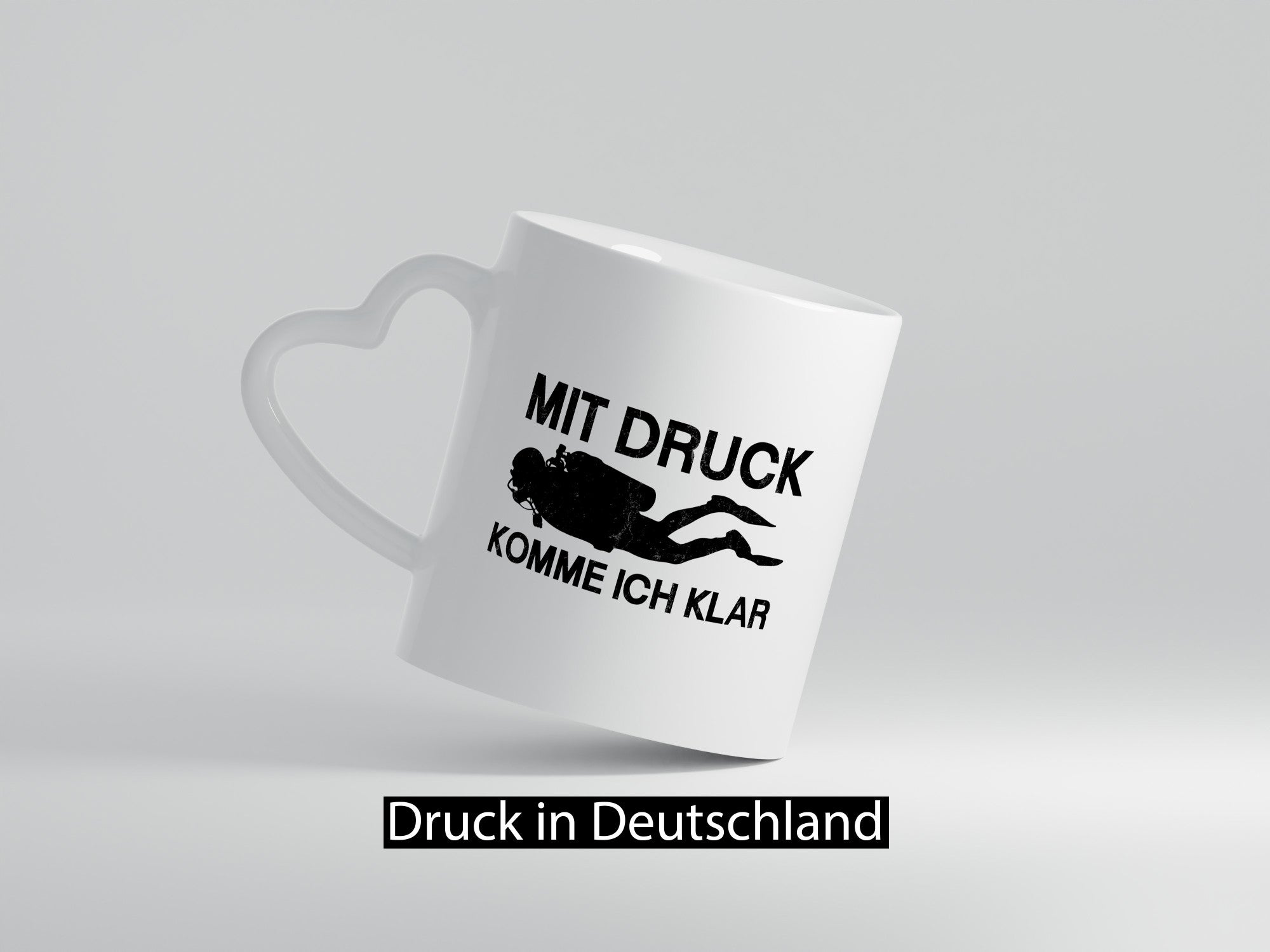 Mit Druck komme ich klar | Taucher lustiger Spruch Geschenk Humor Geschenkidee