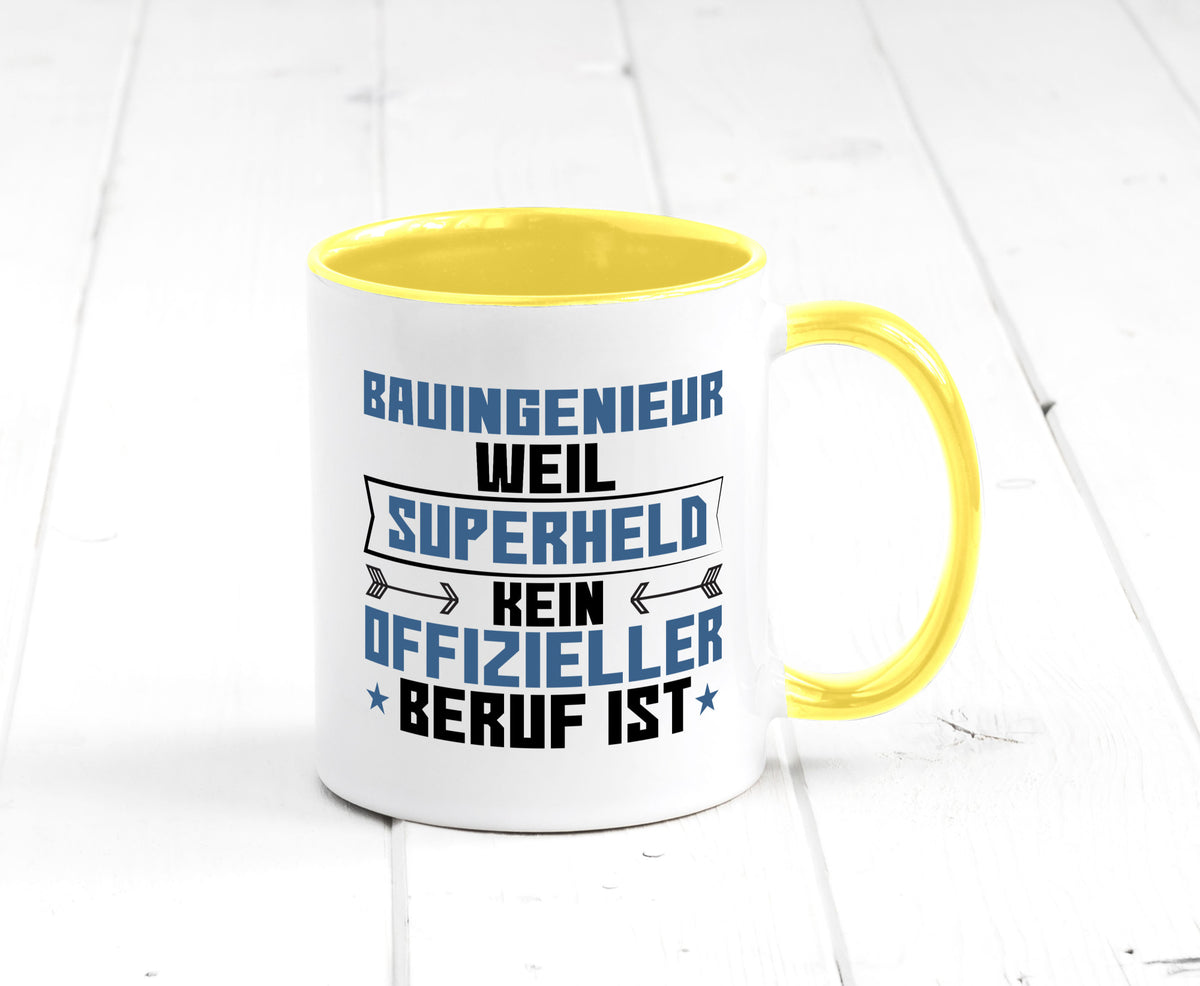 Superheld Bauingenieur | Ingenieur Humor Geschenkidee Tasse