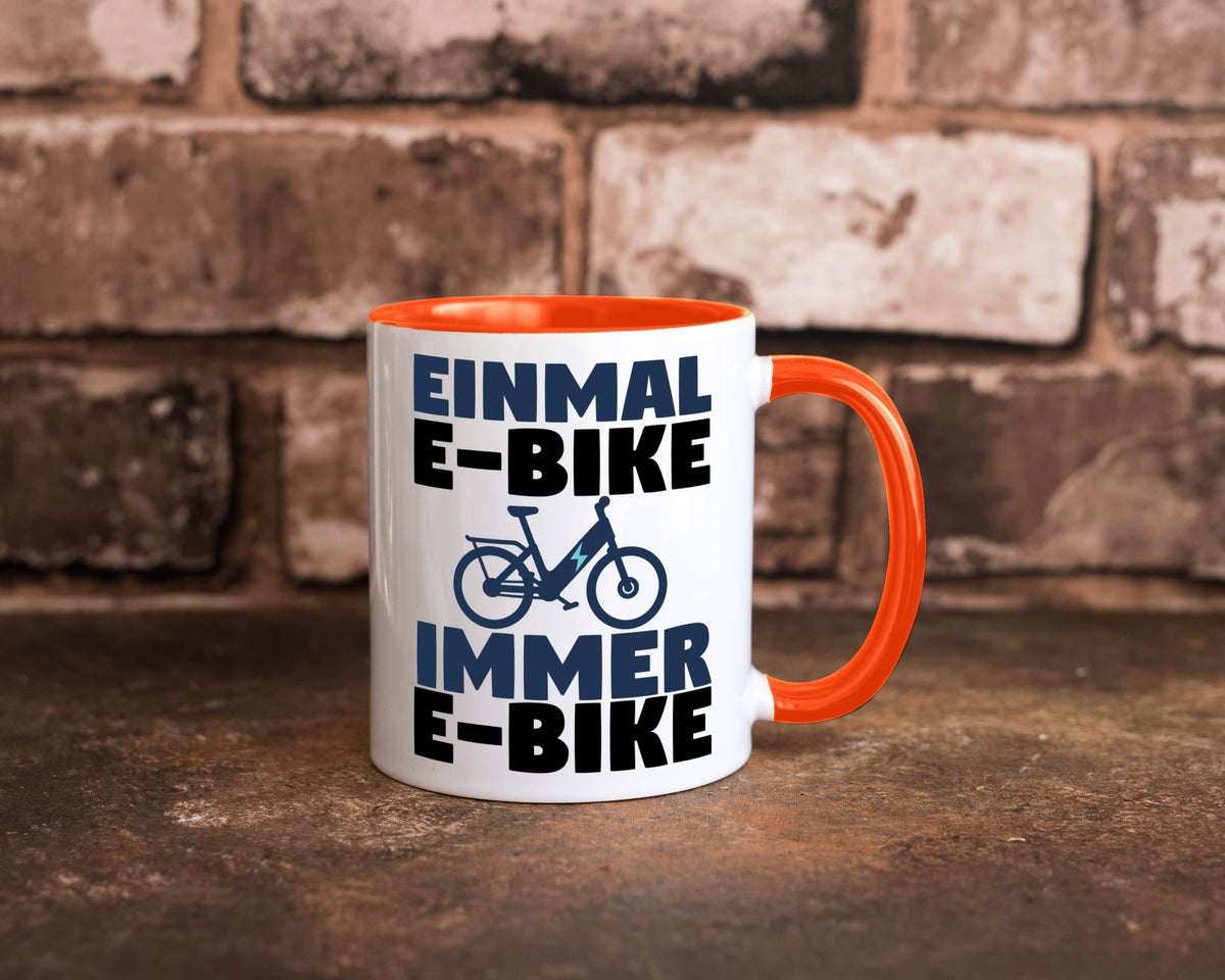 E-Bike Fahrer | Radfahrer Tasse Fahrrad Elektrorad lustiger Spruch Geschenk