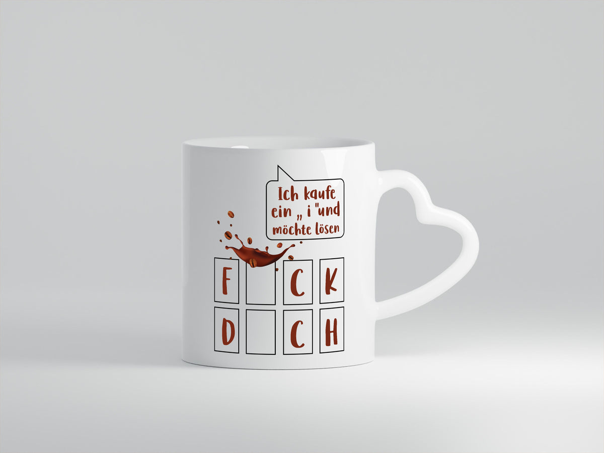Ich kaufe ein i | Glücksrad Rätsel F*ck D*ch Humor Geschenkidee Tasse