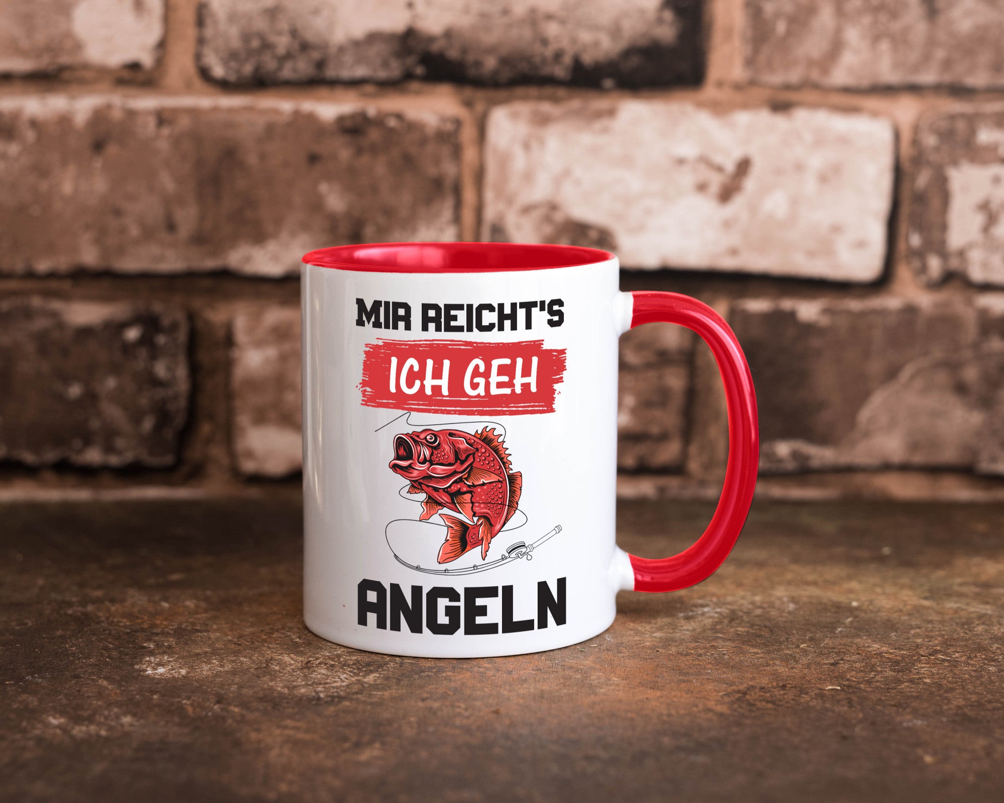 Ich geh angeln | Angler Tasse Fisch Fischer Humor lustig Geschenkidee Geschenk