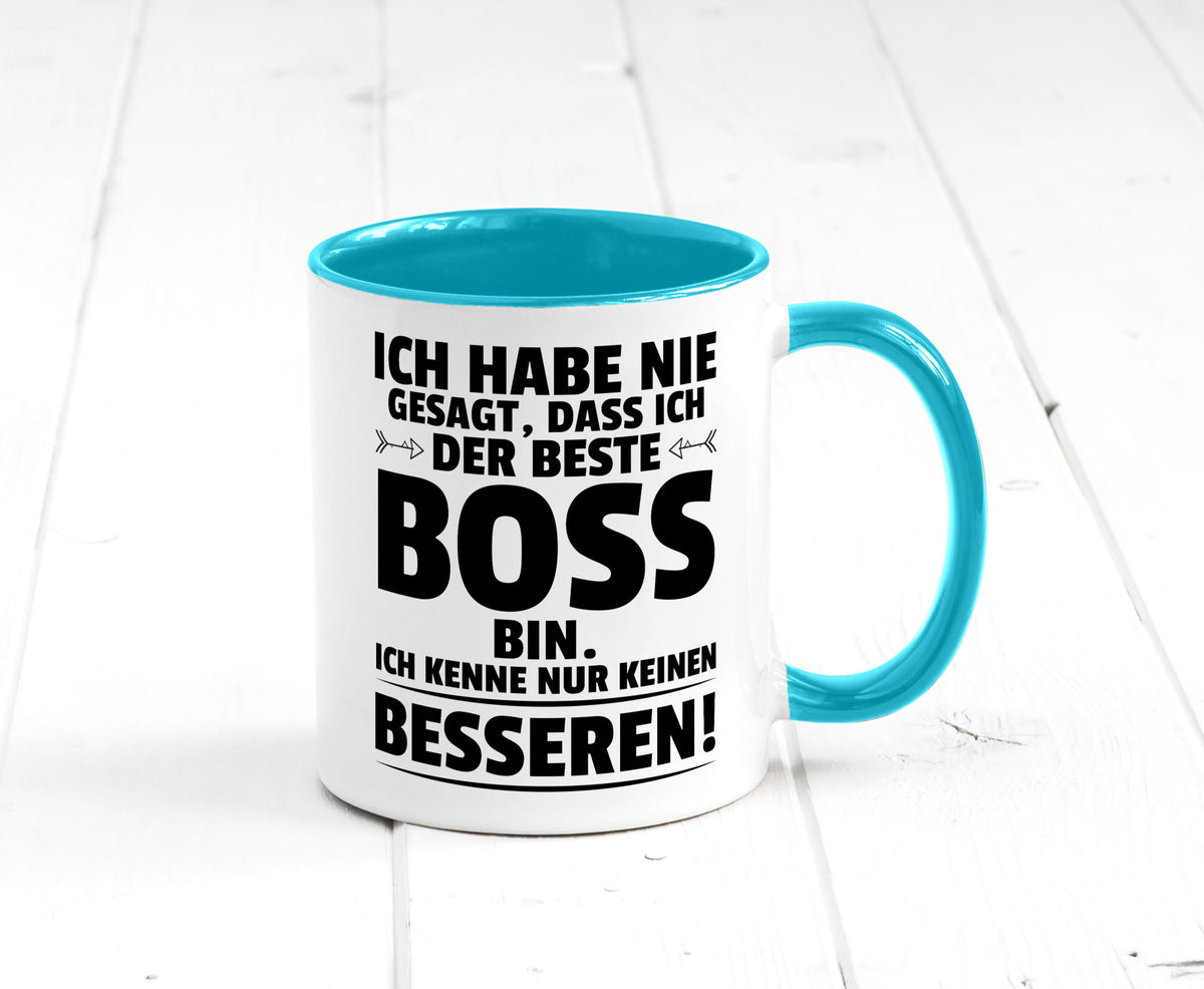 Der Beste Boss | Führungskraft Vorgesetzter lustiger Spruch Geschenk Humor Tasse