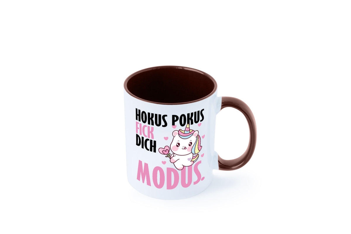 Hokus Pokus lustiger Spruch Geschenk Humor Geschenkidee Tasse