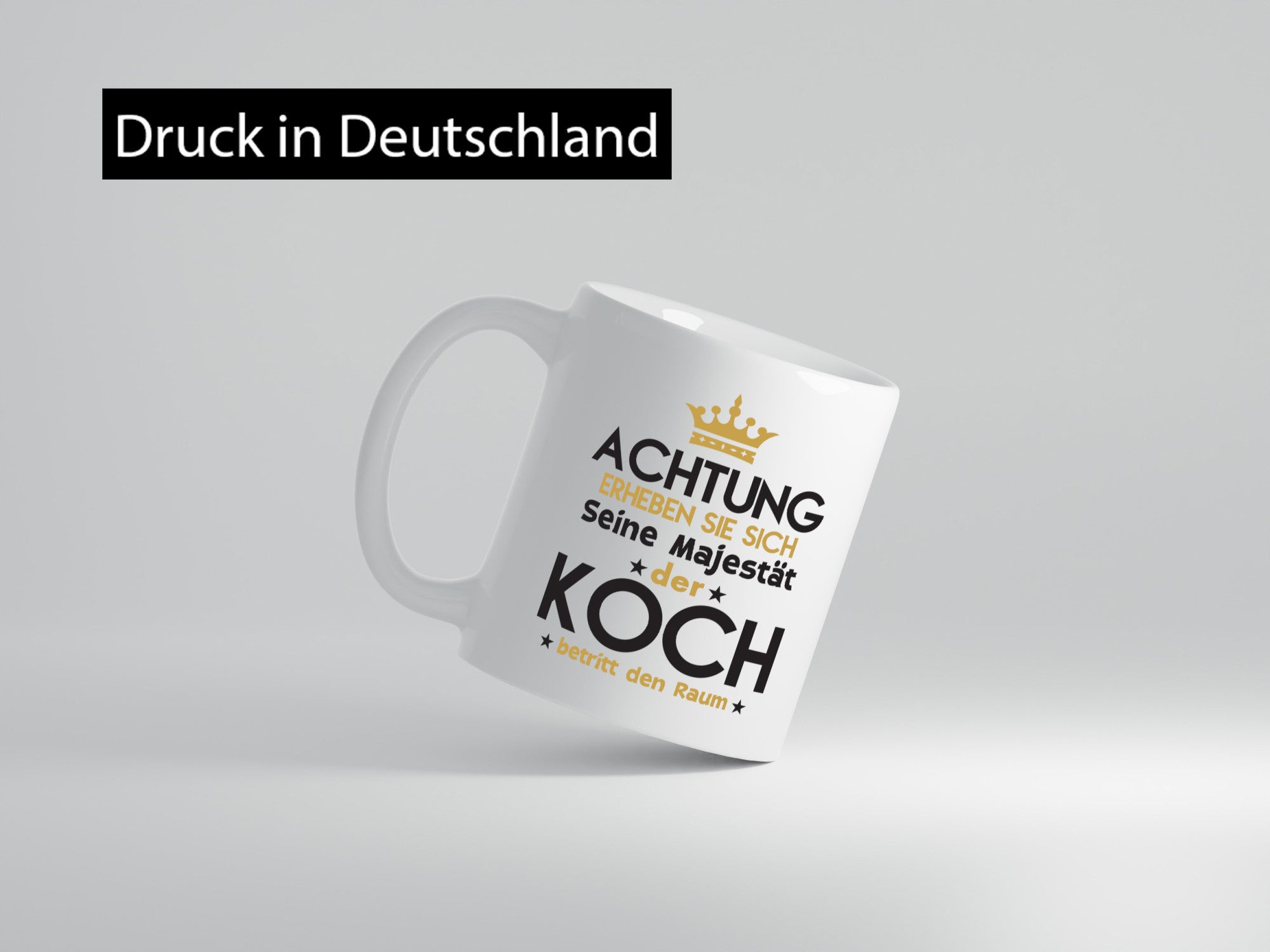 Seine Majestät Koch | Chefkoch lustig Arbeit Kollegen Büro Geschenk Tasse