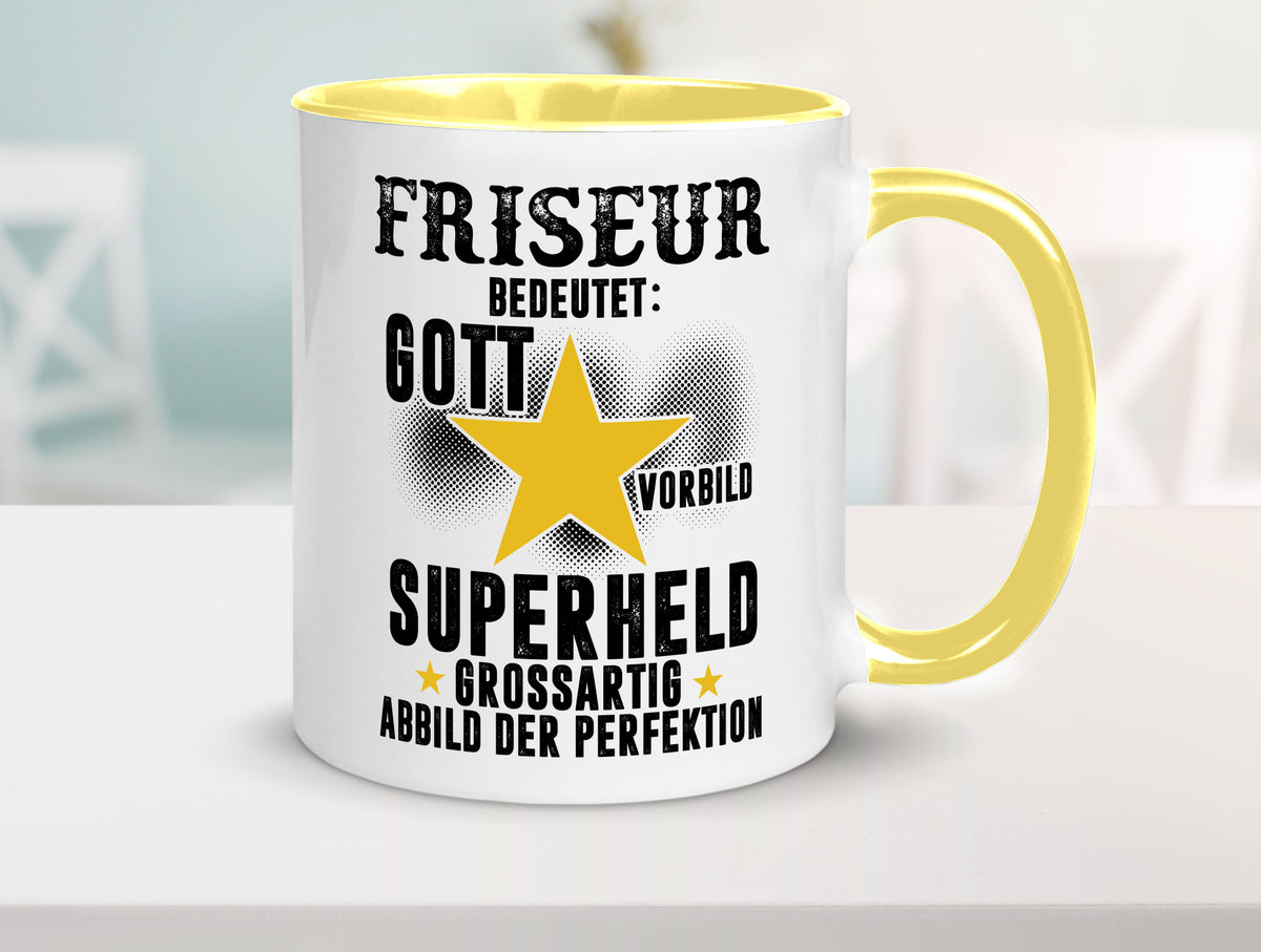 Bedeutung von Friseur | Frisör lustiger Spruch Geschenk Humor Geschenkidee Tasse