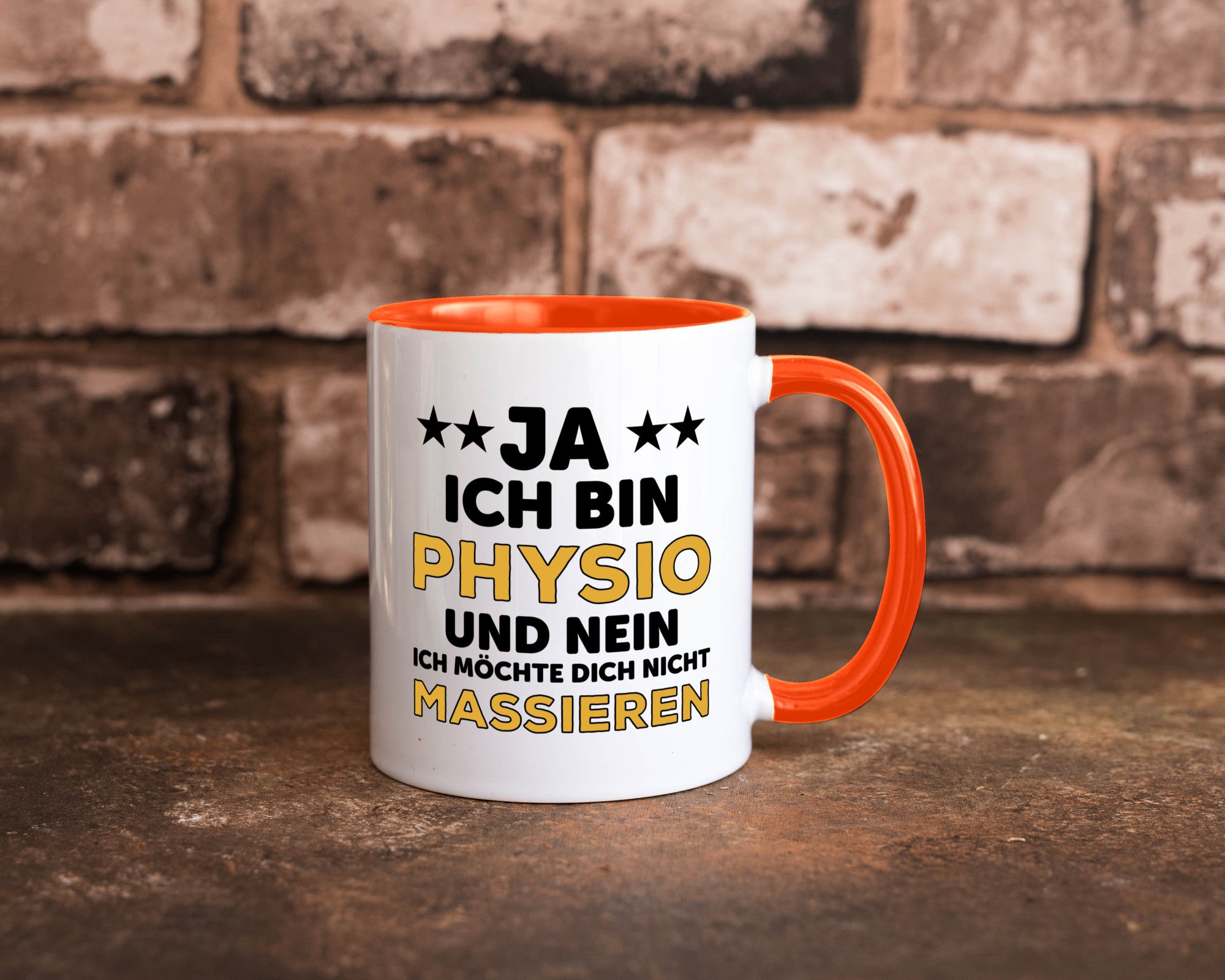 Ich bin Physio | lustige Spruch Tasse Physiotherapeut Geschenkidee Humor