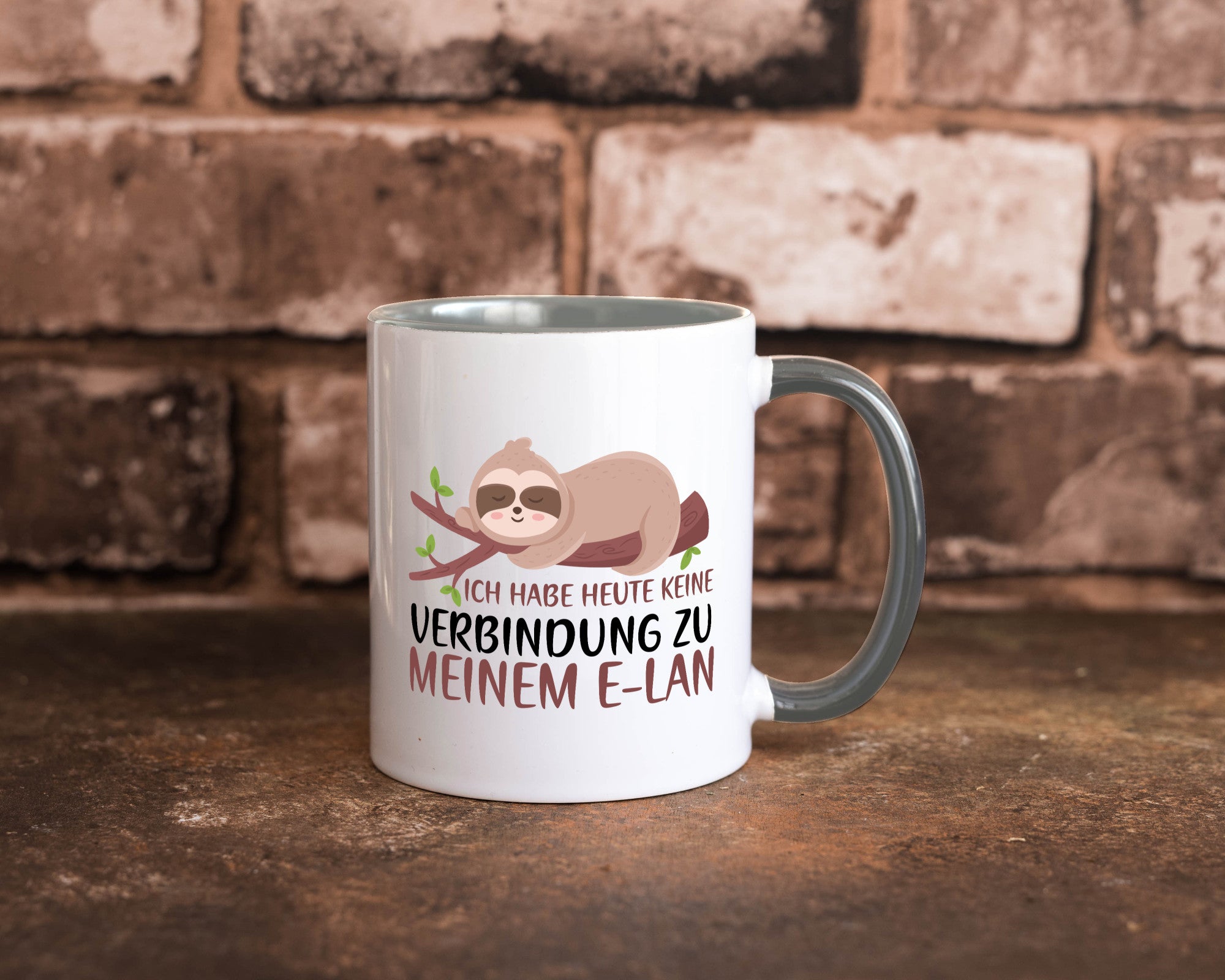 Verbindung zum Elan | WLAN Faultier Faulpelz Laufband Humor Tierliebhaber