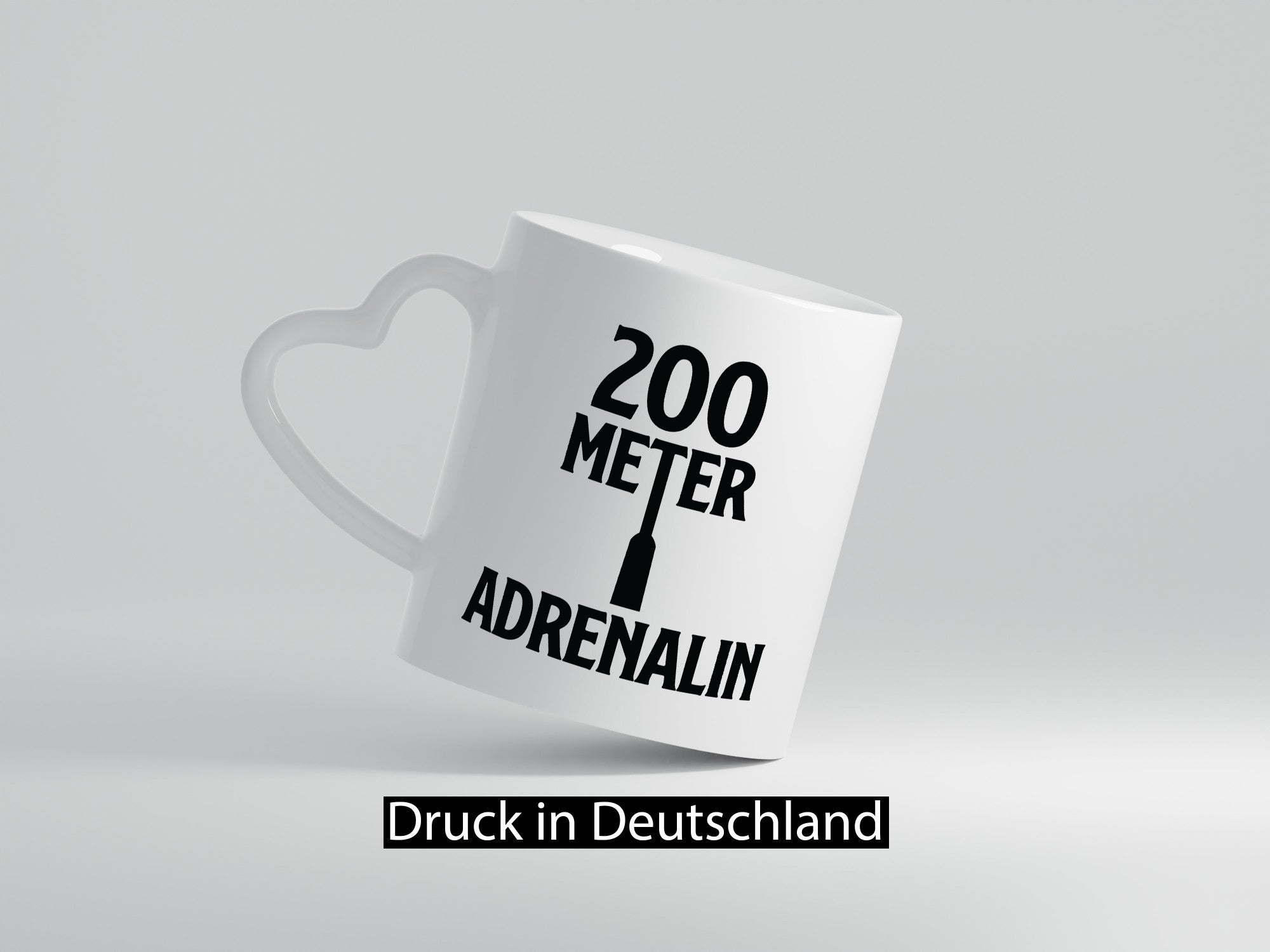 200 Meter Adrenalin v2 lustig Humor Geschenkidee Geschenk Tasse
