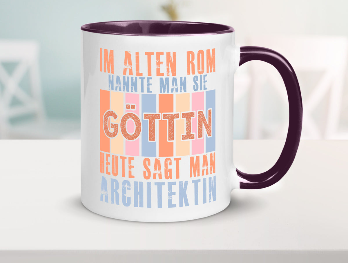 Heute sagt man: Architektin | Architektur Büro lustiger Spruch Geschenk Arbeit Tasse