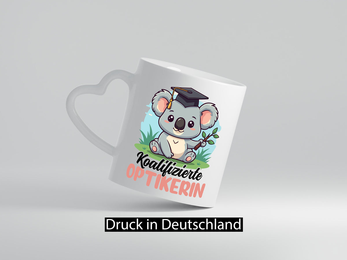 Koalifizierte Optikerin | Augenoptik lustiger Spruch Geschenk Humor Tasse