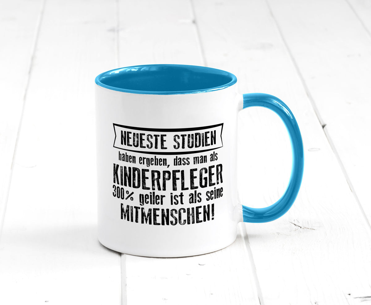 Neuste Studien: Kinderpfleger | Pfleger Kinder v2 lustiger Spruch Geschenk Tasse