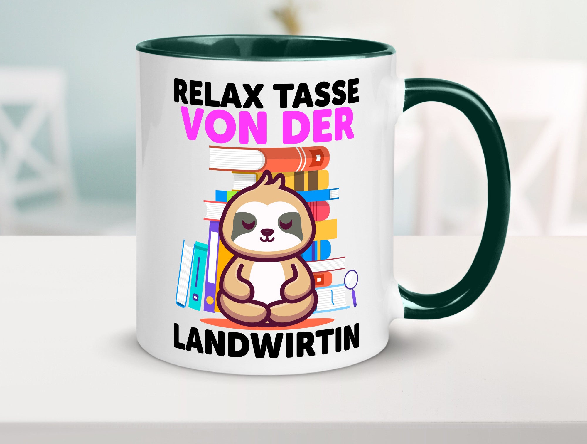 Relax Tasse: Landwirtin| Bäuerin | Landwirtschaft Geschenk Humor Geschenkidee