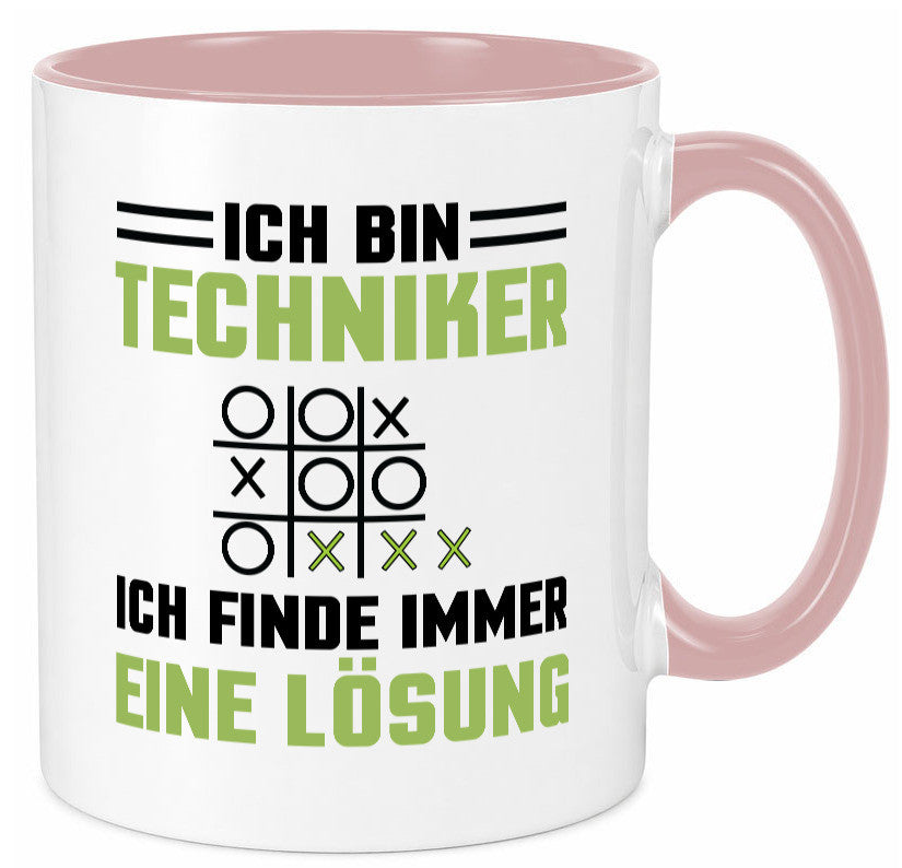 Ich bin Techniker finde immer eine Lösung | lustiger Spruch Geschenk Humor