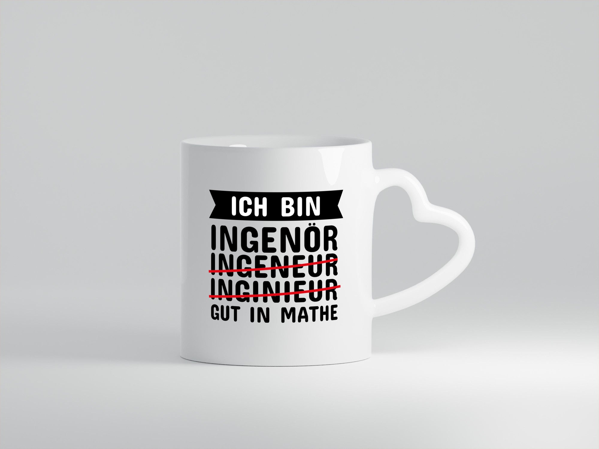 Ich bin gut in Mathe Ingenieur Geschenk Humor Geschenkidee lustiger Spruch Tasse