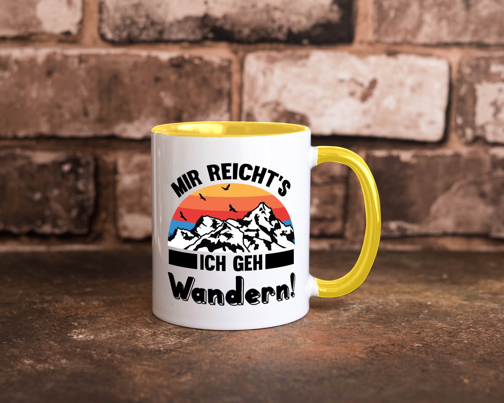 Mir reichts ich geh Wandern | Berge Laufen Natur Humor Geschenkidee Tasse