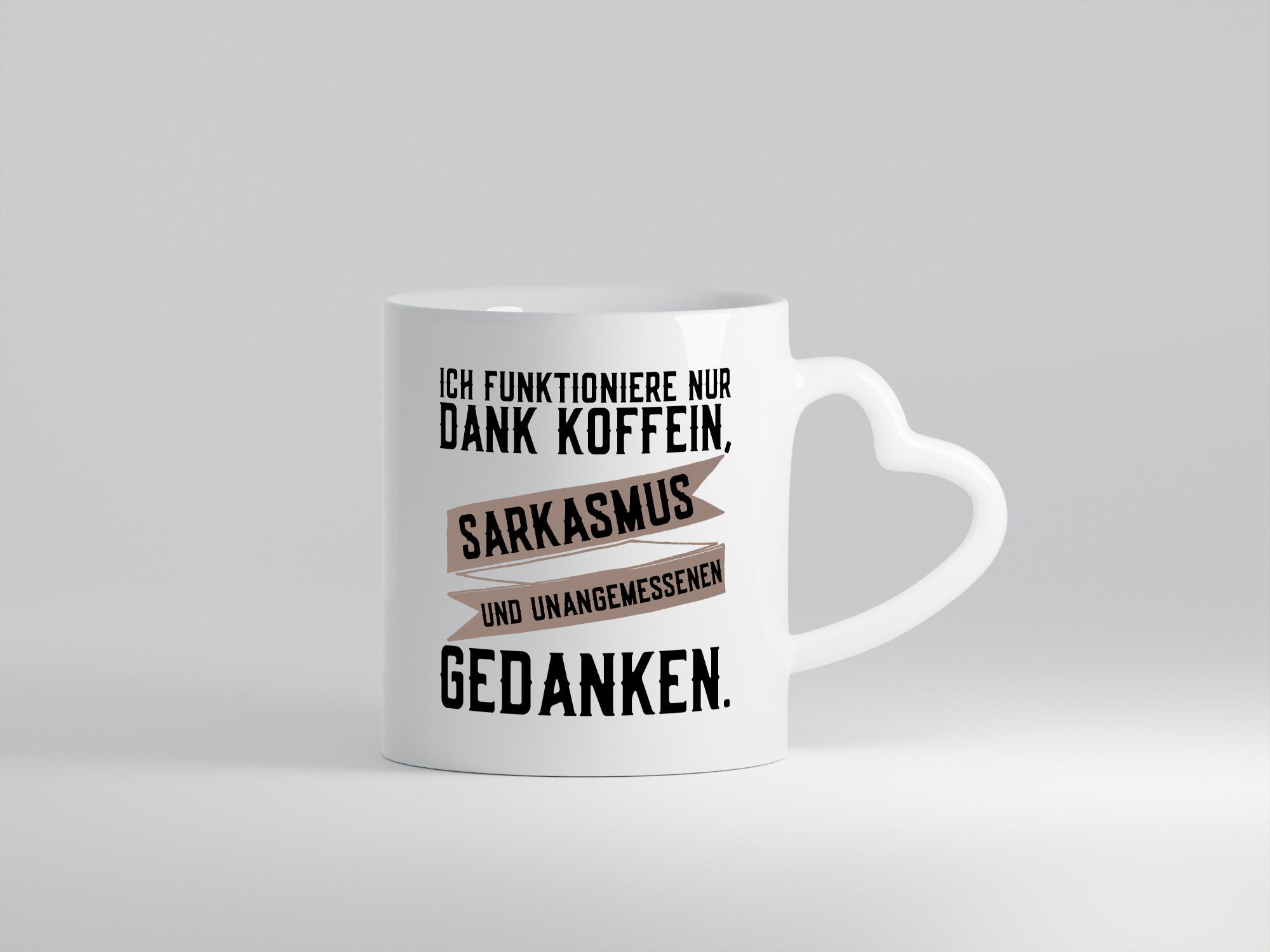 Ich funktioniere | lustiger Spruch Koffein Sarkasmus Humor Geschenkidee Tasse