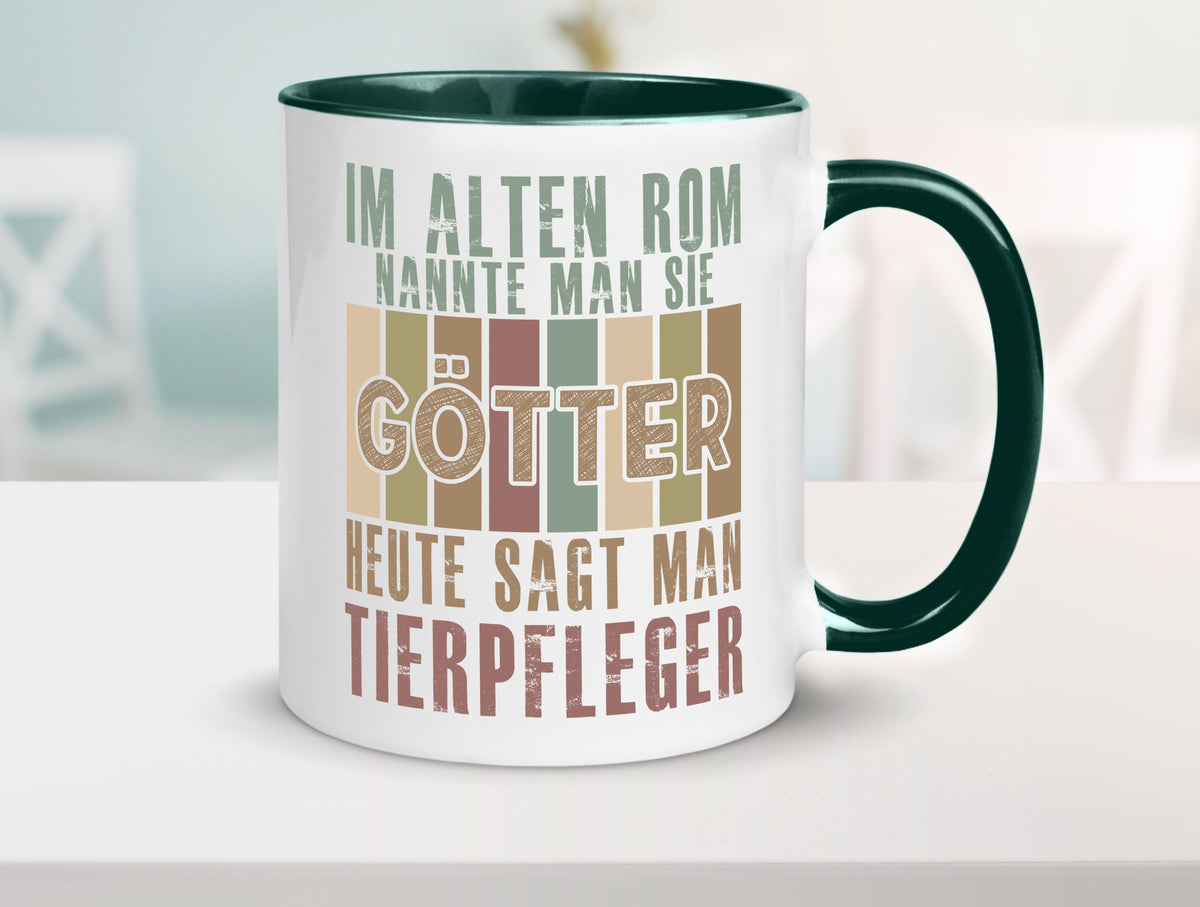 Heute sagt man: Tierpfleger | Pflegeberuf Tierheim lustiger Spruch Geschenk Tasse