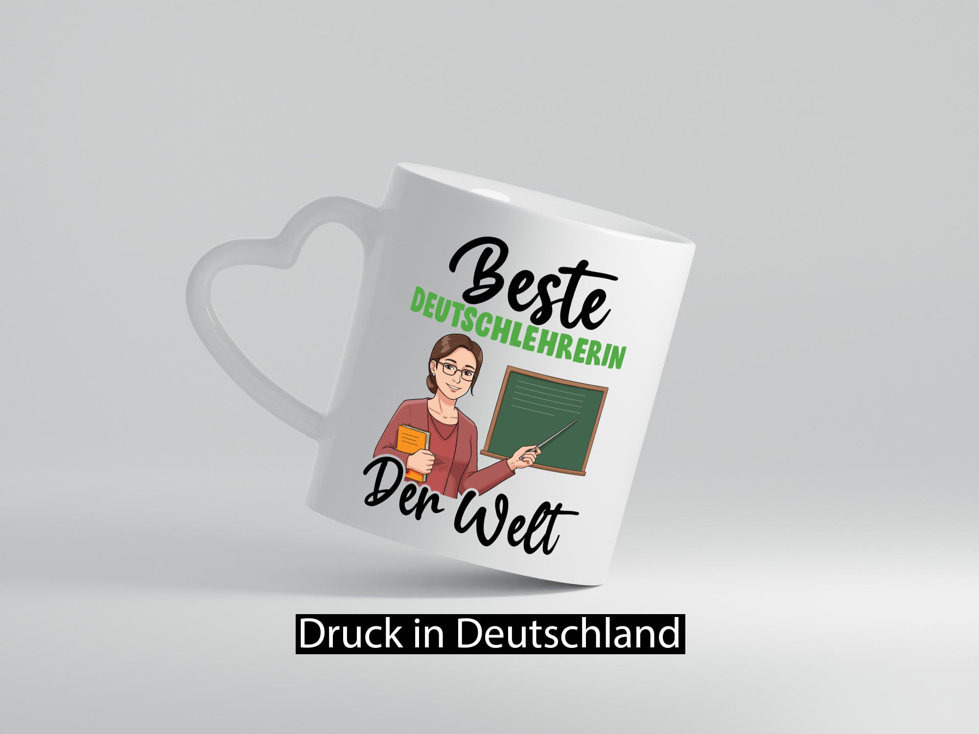 Beste Deutschlehrerin | Lehrer v2 Geschenkidee Humor Tasse