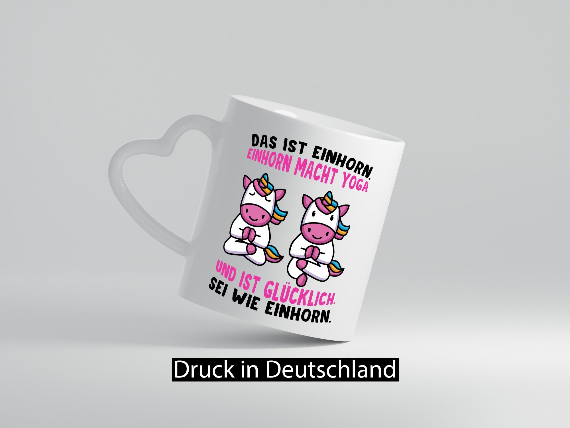 Einhorn Yoga | Yogalehrer Tasse Guru Entspannung Humor Geschenkidee