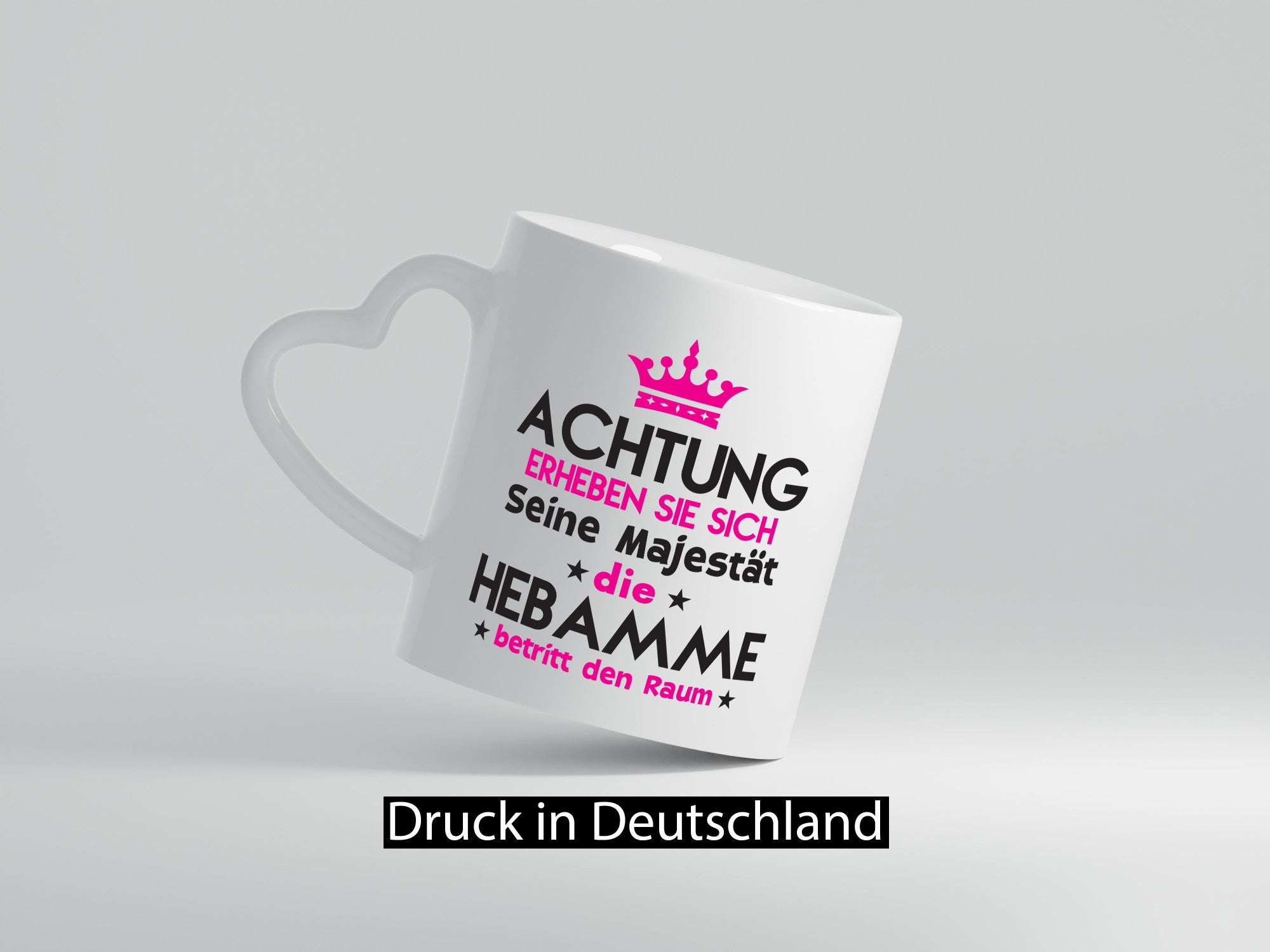 Seine Majestät Hebamme | Geburtshilfe Geschenkidee Humor Tasse