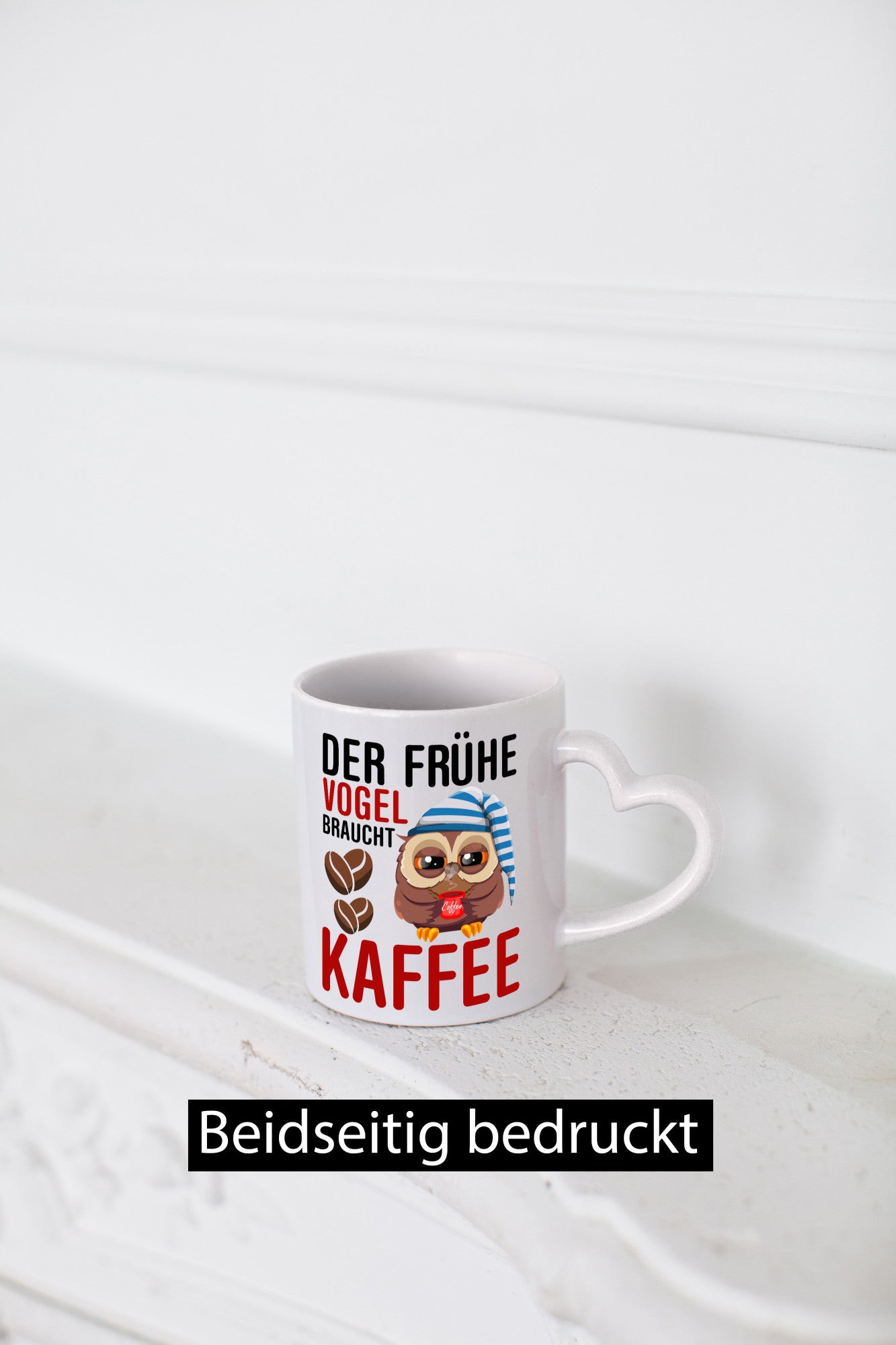 Früher Vogel | Kaffeliebhaber Nachteule Humor Geschenkidee Tasse