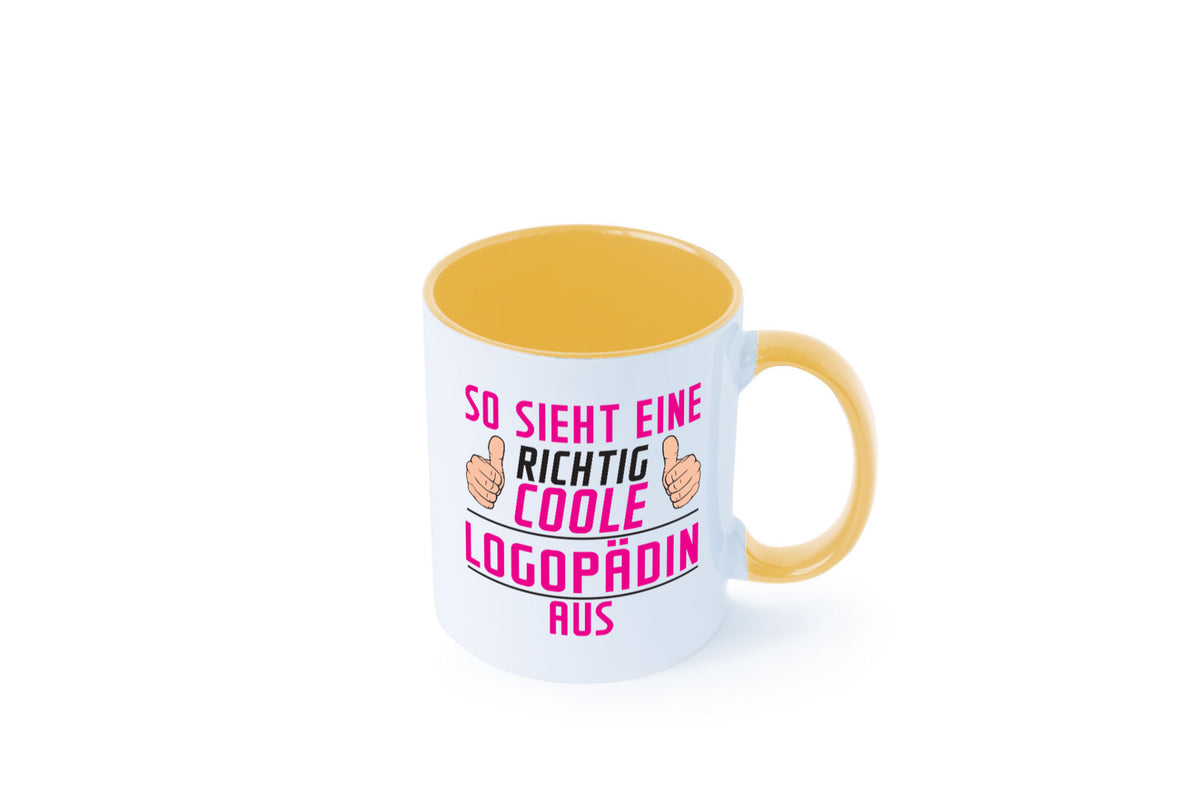 Richtig Coole Logopädin | Sprachtherapie Humor Geschenkidee Tasse