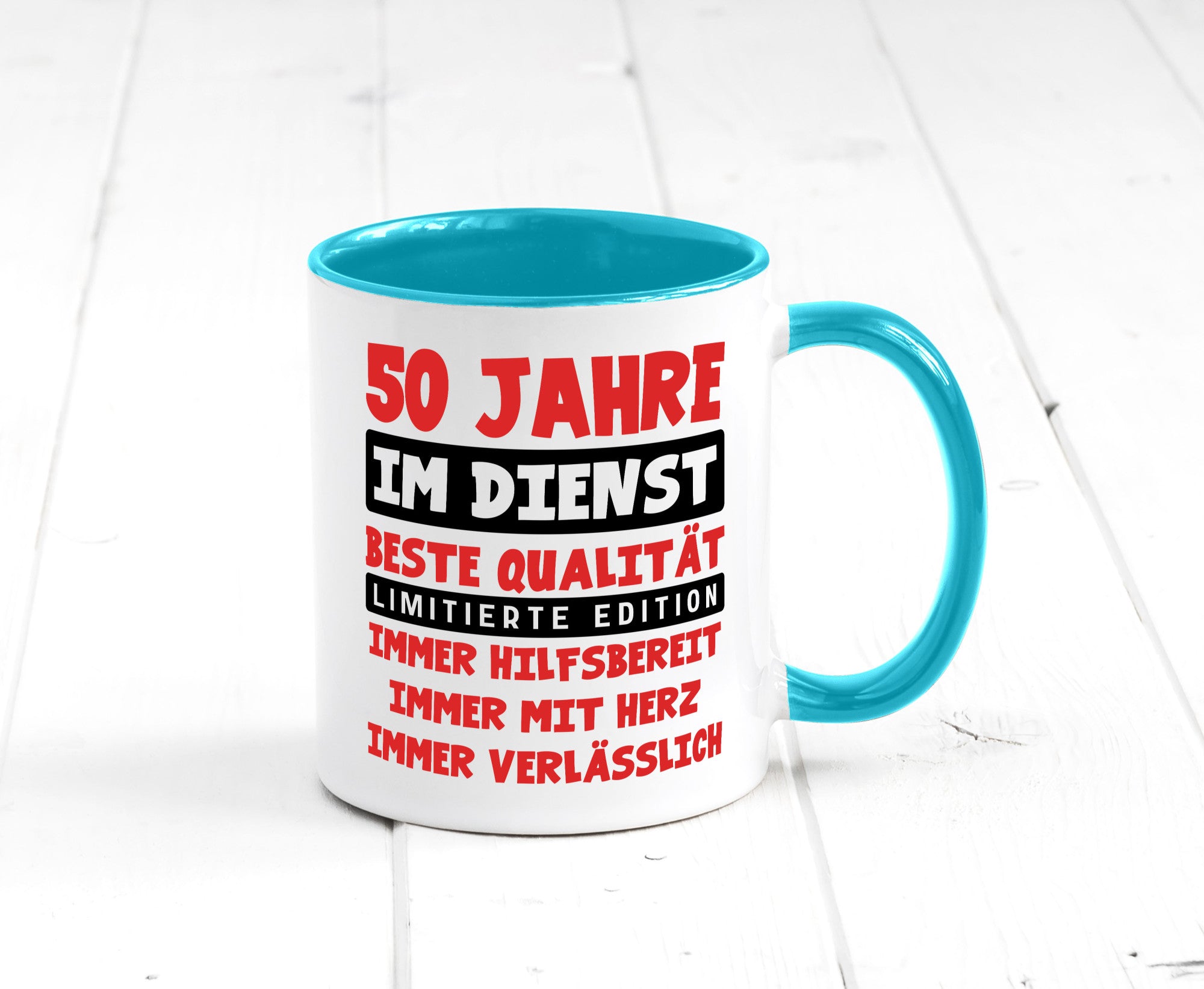 50 Jahre im Dienst | Jubiläum Arbeit v9 lustiger Spruch Geschenk Kollegen Büro