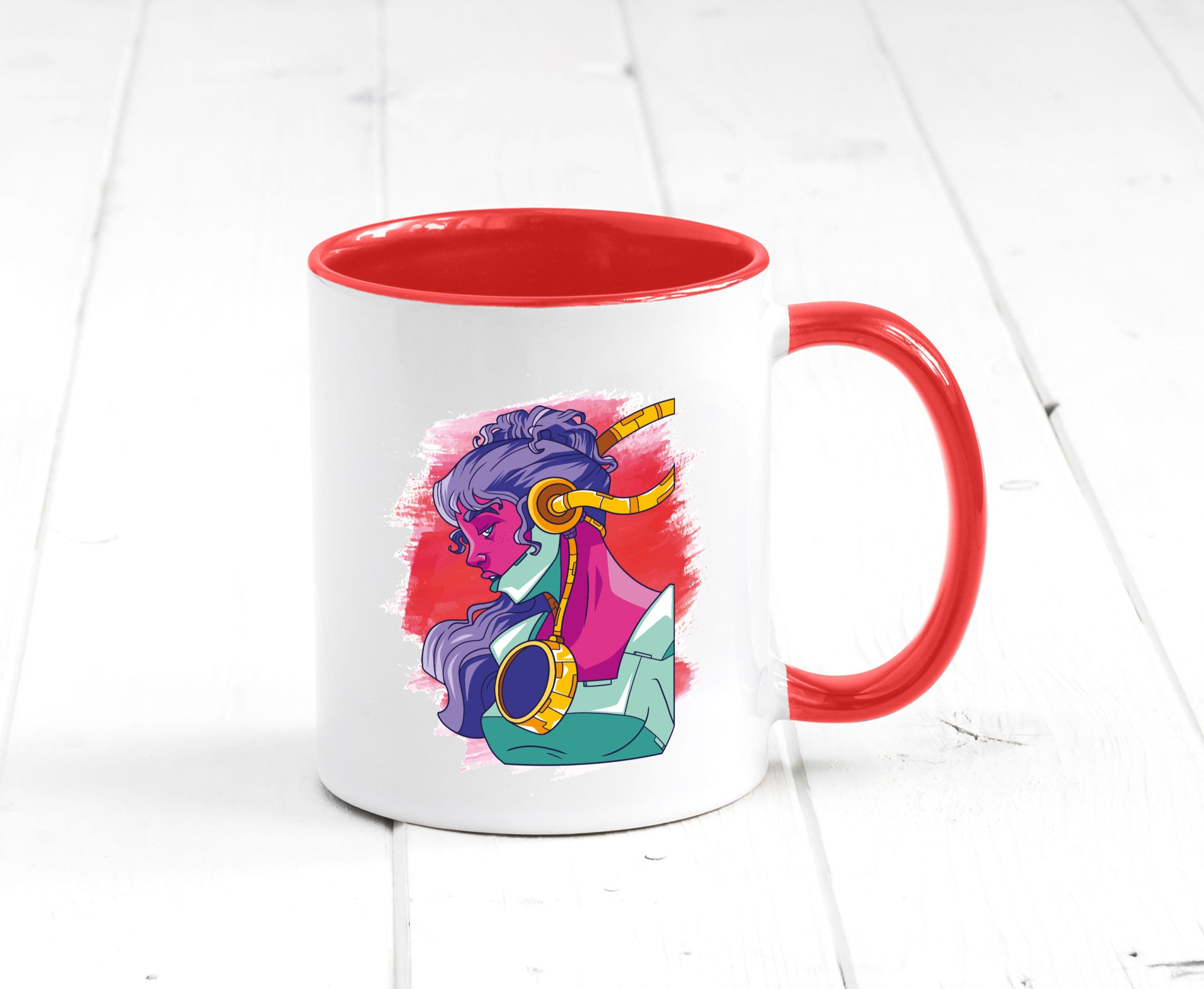 Zeichnung | Kunst Tasse Frauen Motiv cooles Design Humor Geschenkidee