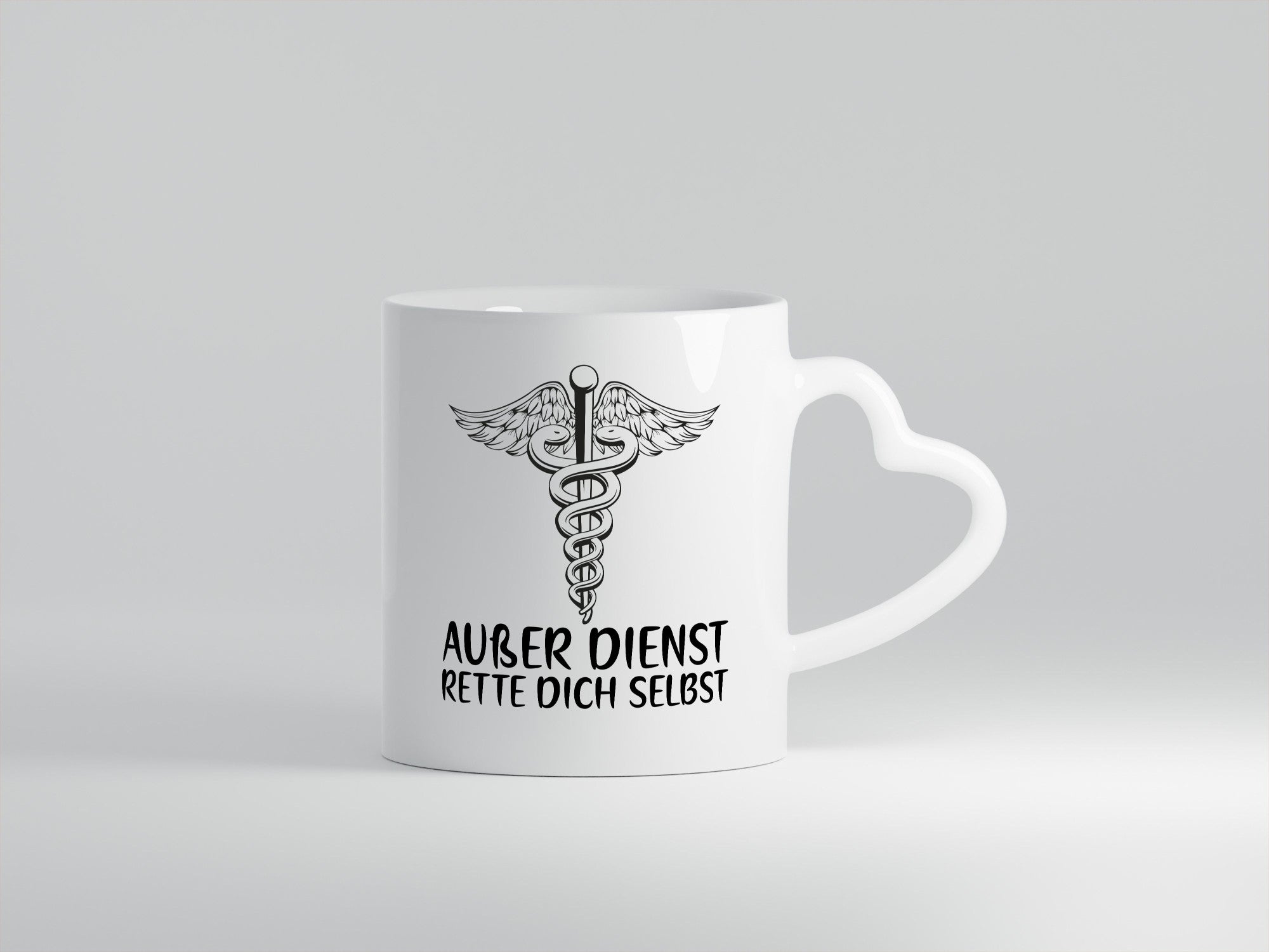 Außer Dienst | Sanitäter Rettung Rettungsdienst Puls Geschenkidee Humor Tasse