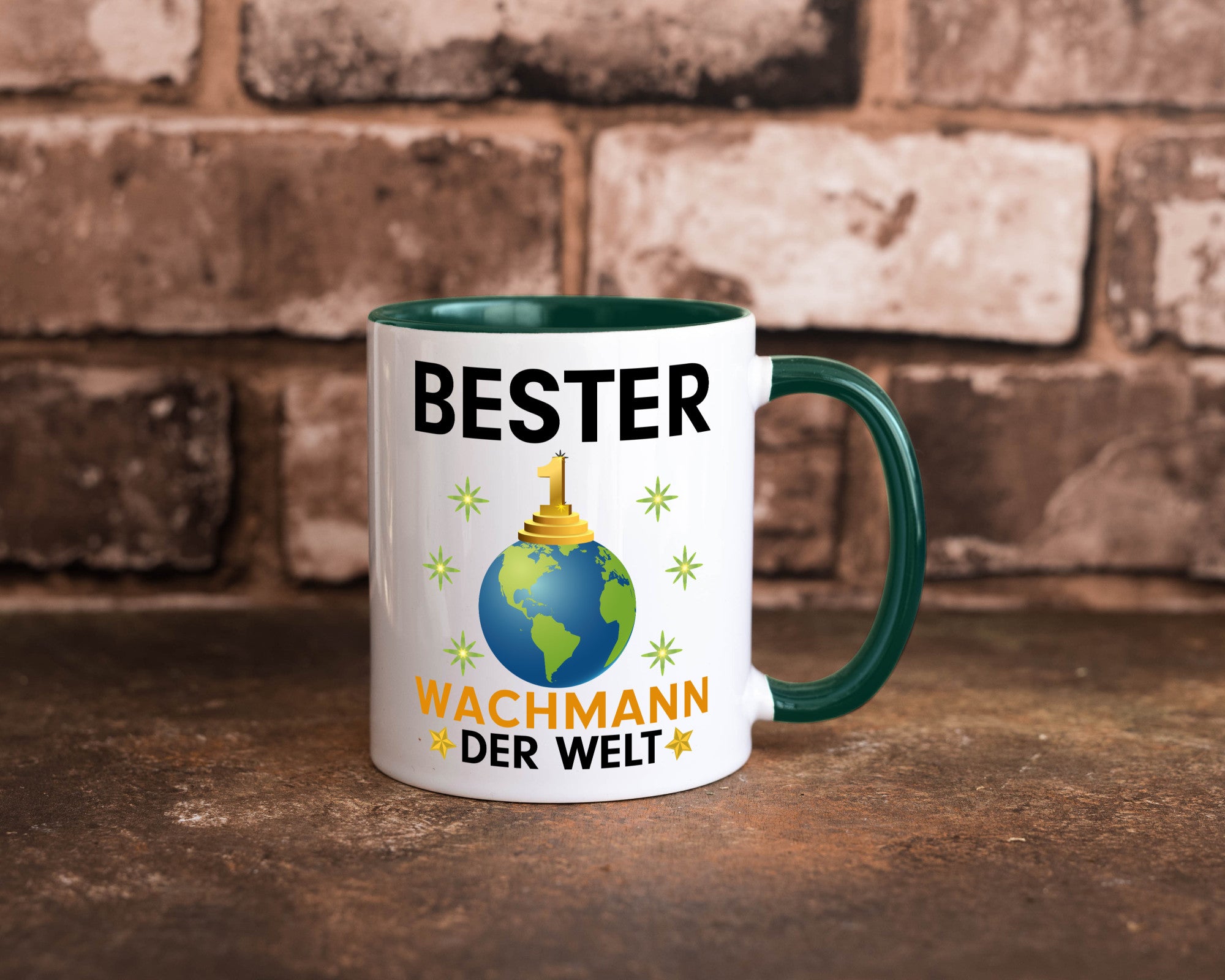 Welt Bester Wachmann | Wachpersonal Nachtwächter Humor Geschenkidee Tasse