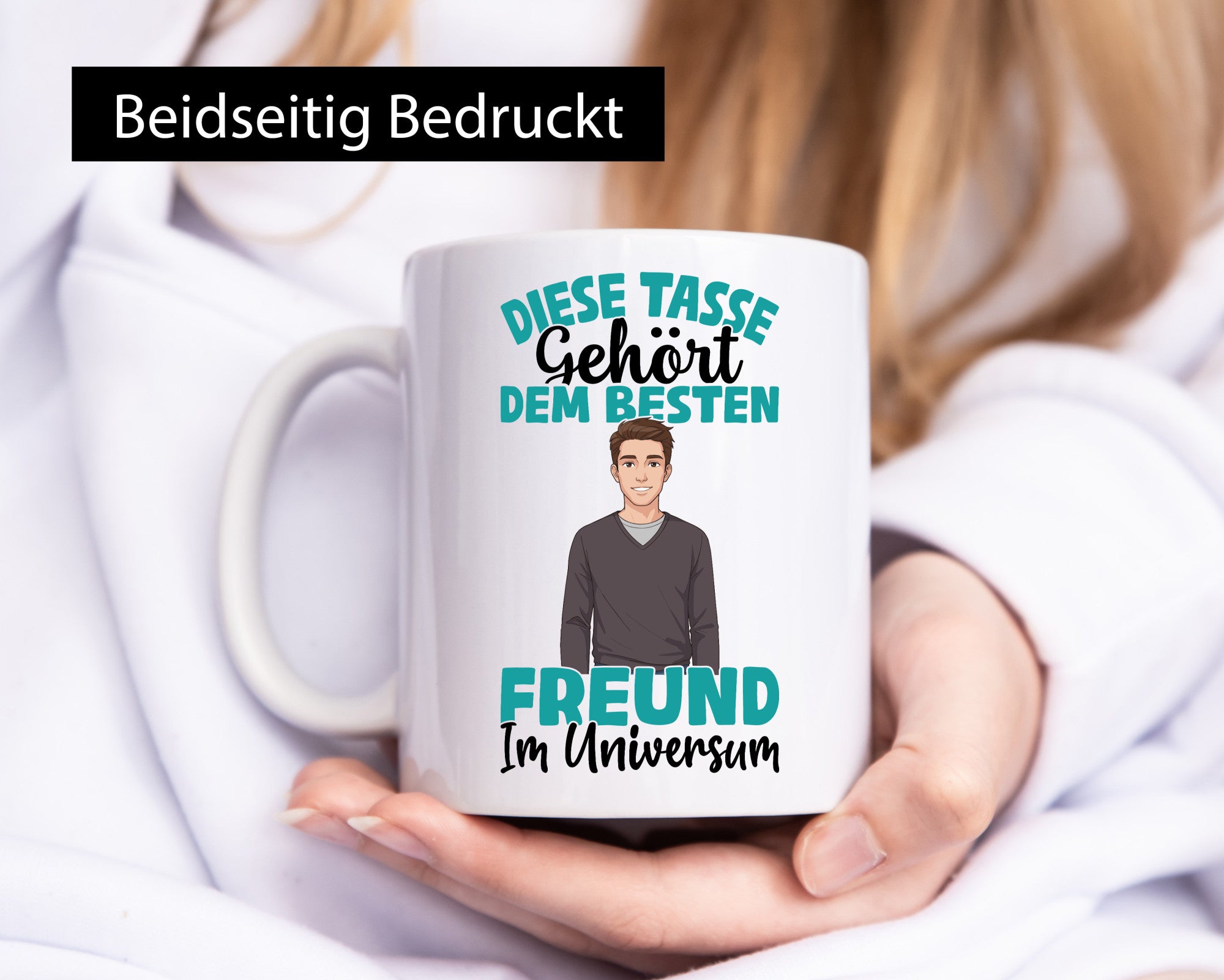 Im Universum: Freund | Beziehung Partner Liebe Geschenk Humor Geschenkidee
