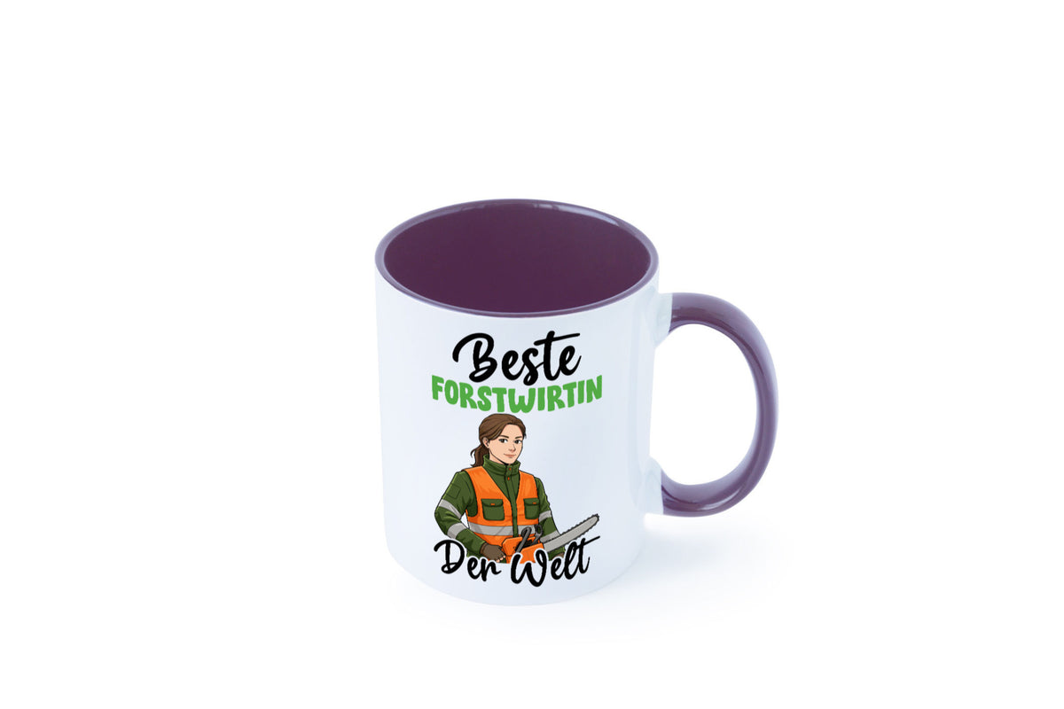 Beste Forstwirtin | Forst Wirtin v2 lustig Humor Geschenkidee Geschenk Tasse