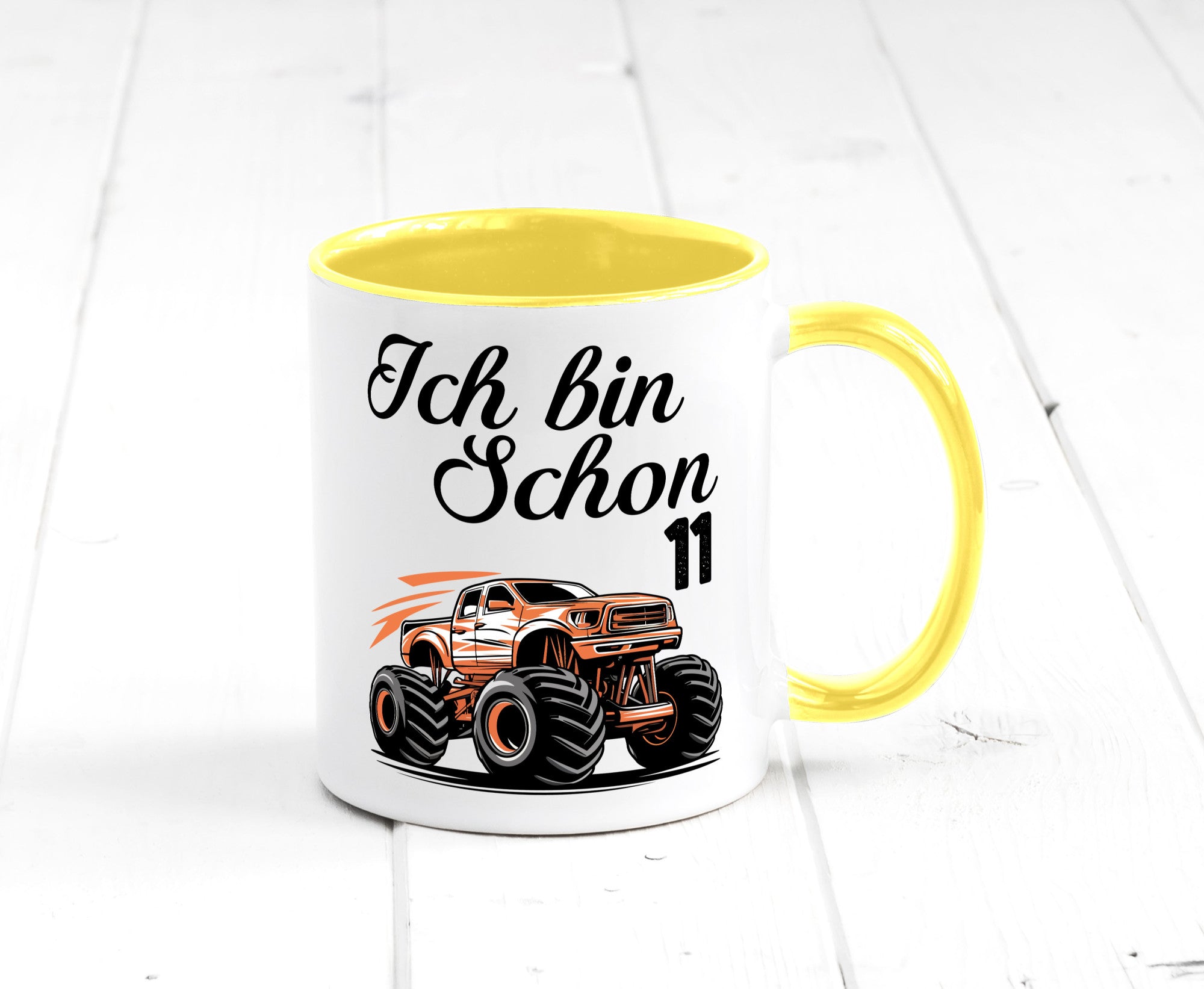 11. Geburtstag | Monster truck 11 Jahre lustiger Spruch Geschenk Geschenkidee