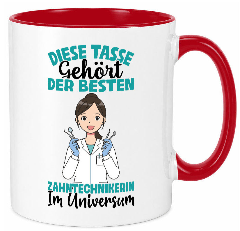 Im Universum: Zahntechnikerin | Zahnmedizin Humor Geschenkidee Tasse