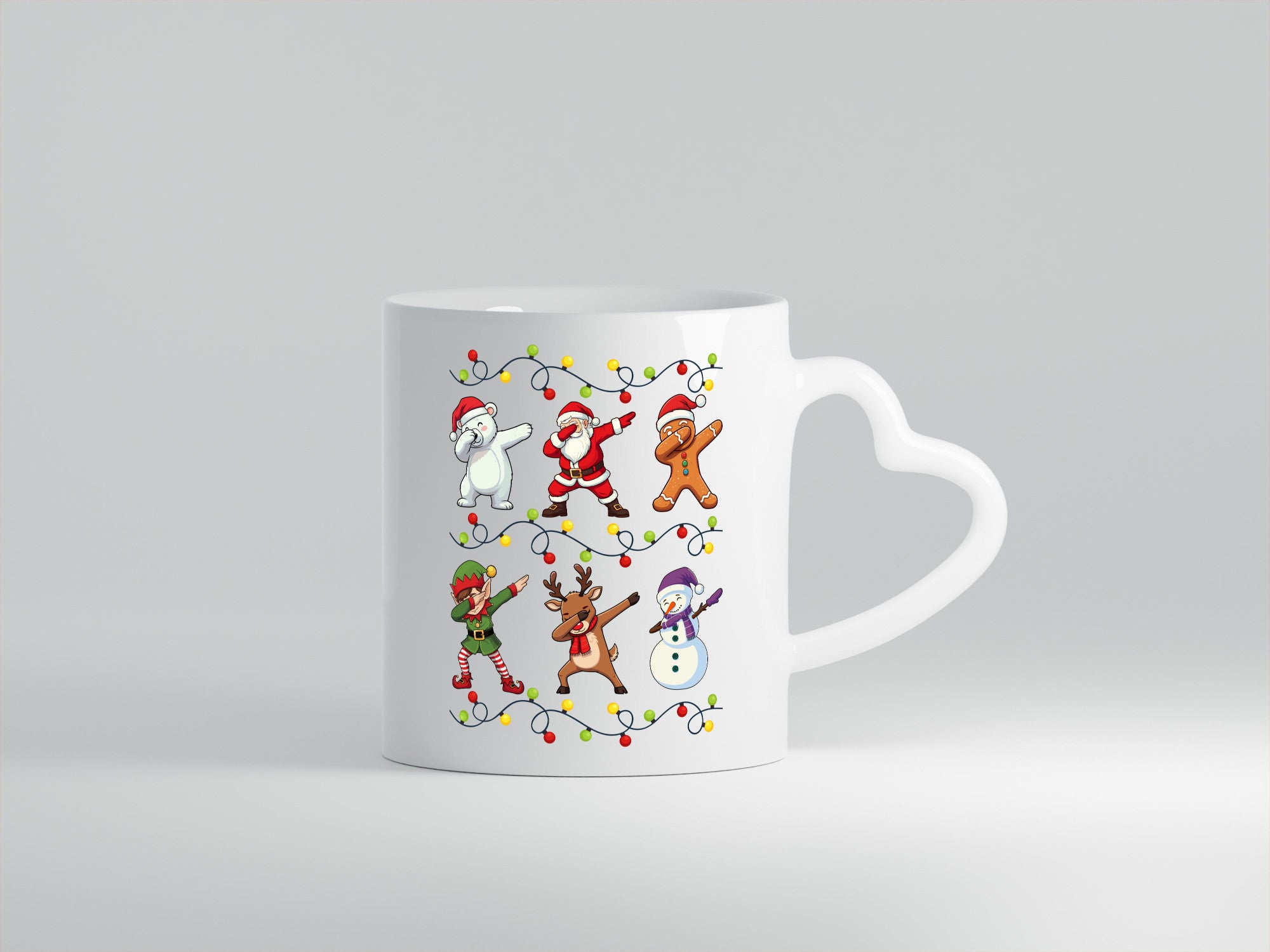 Dab Santa Elf Rentier | Eisbär Christmas Weihnachten lustig Tierliebhaber Humor