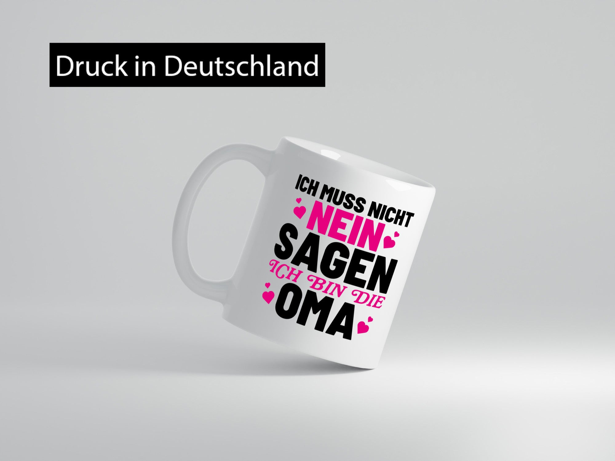 Oma sagt nie nein lustiger Spruch Geschenk Familie Geschenkidee Tasse