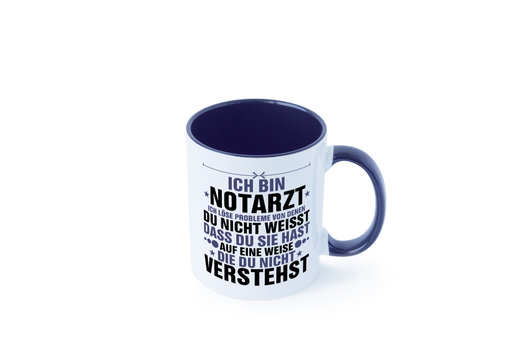 Löse Probleme: Notarzt | Arzt v2 Geschenkidee Humor Tasse
