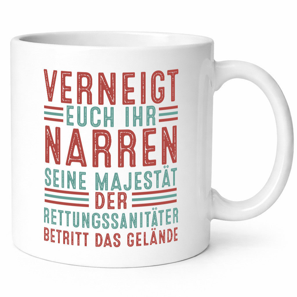 Verneigt euch: Rettungssanitäter | Sanitäter Geschenk Humor Geschenkidee