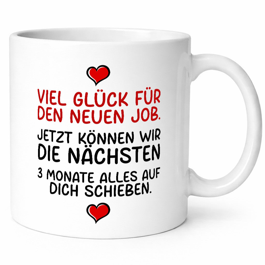Jobwechsel | Arbeit Neuling bei der lustig Kollegen Büro Geschenk Tasse