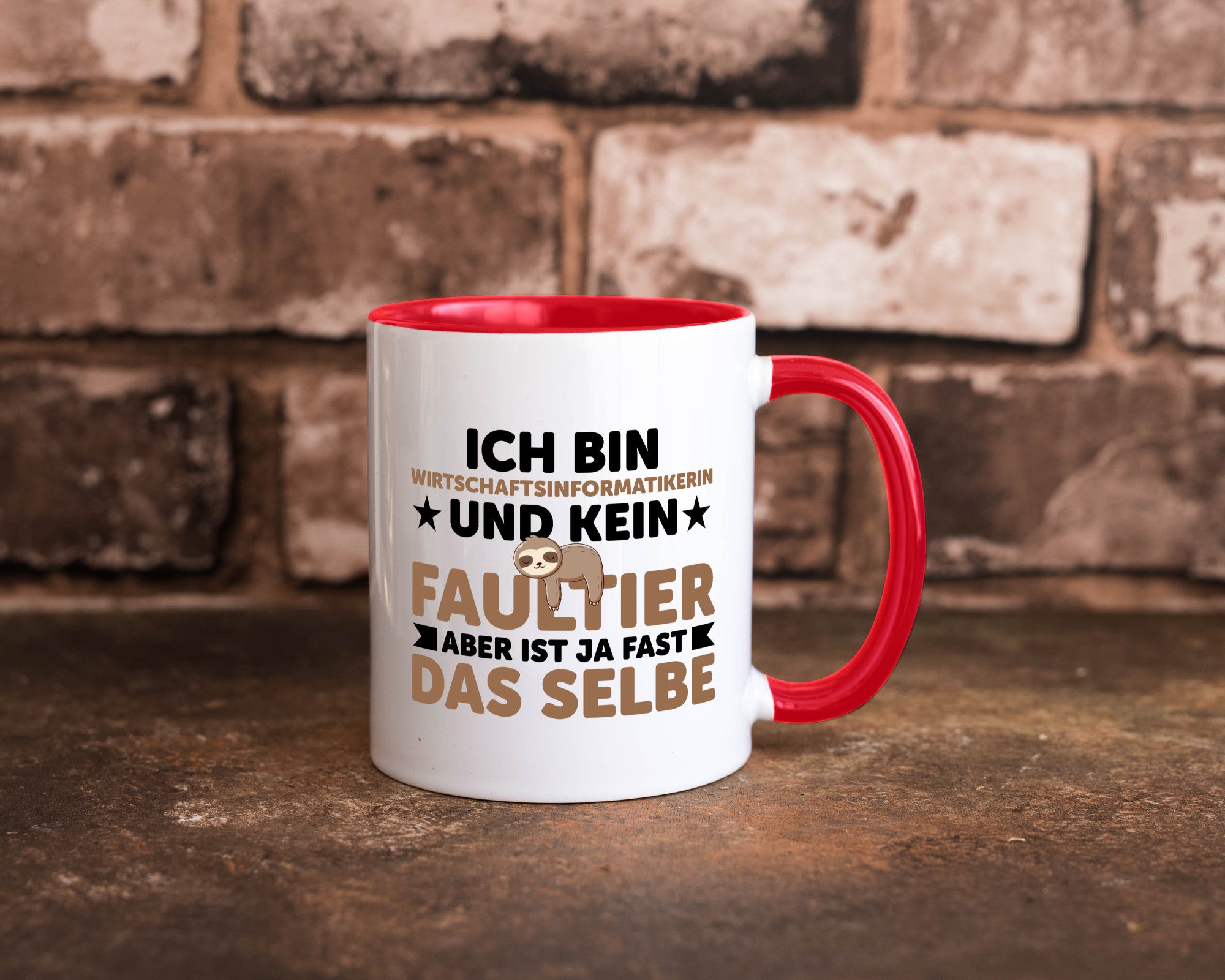 Ich bin kein Faultier: Wirtschaftsinformatikerin v2 lustig Tierliebhaber Humor