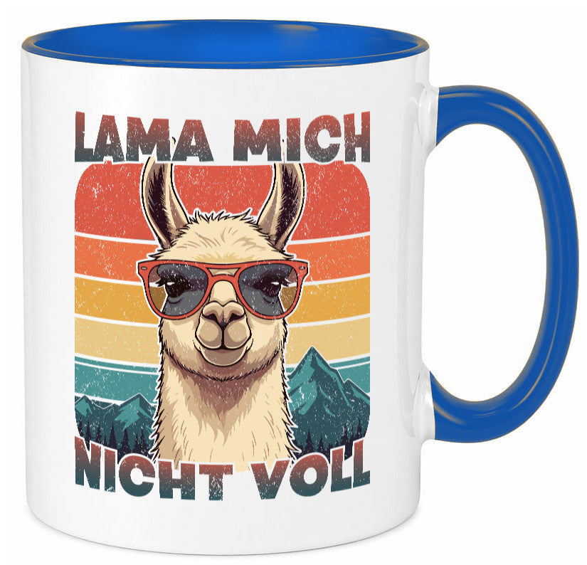 Lama mich nicht voll | Alpaka Kamel Retro lustig Humor Geschenkidee Geschenk