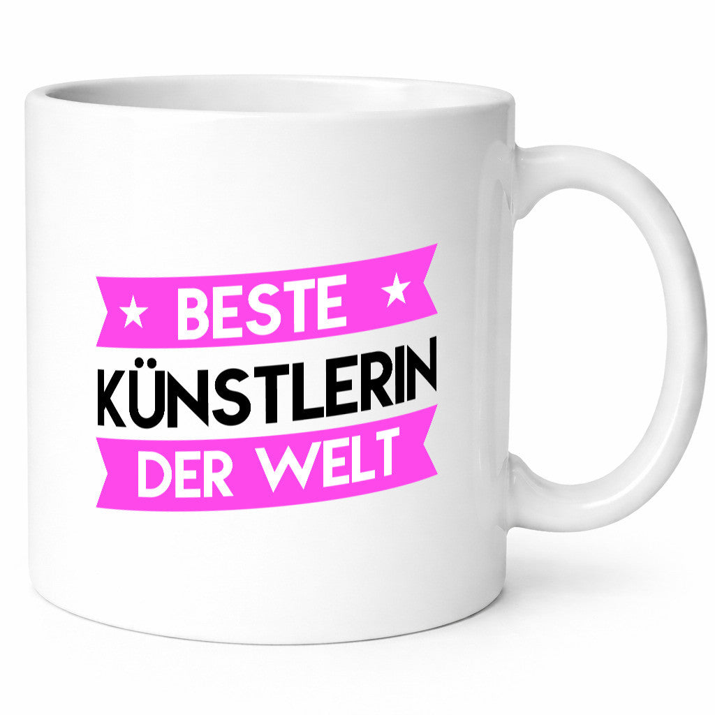 Beste Künstlerin | lustig Kunst Humor Geschenkidee Geschenk Tasse